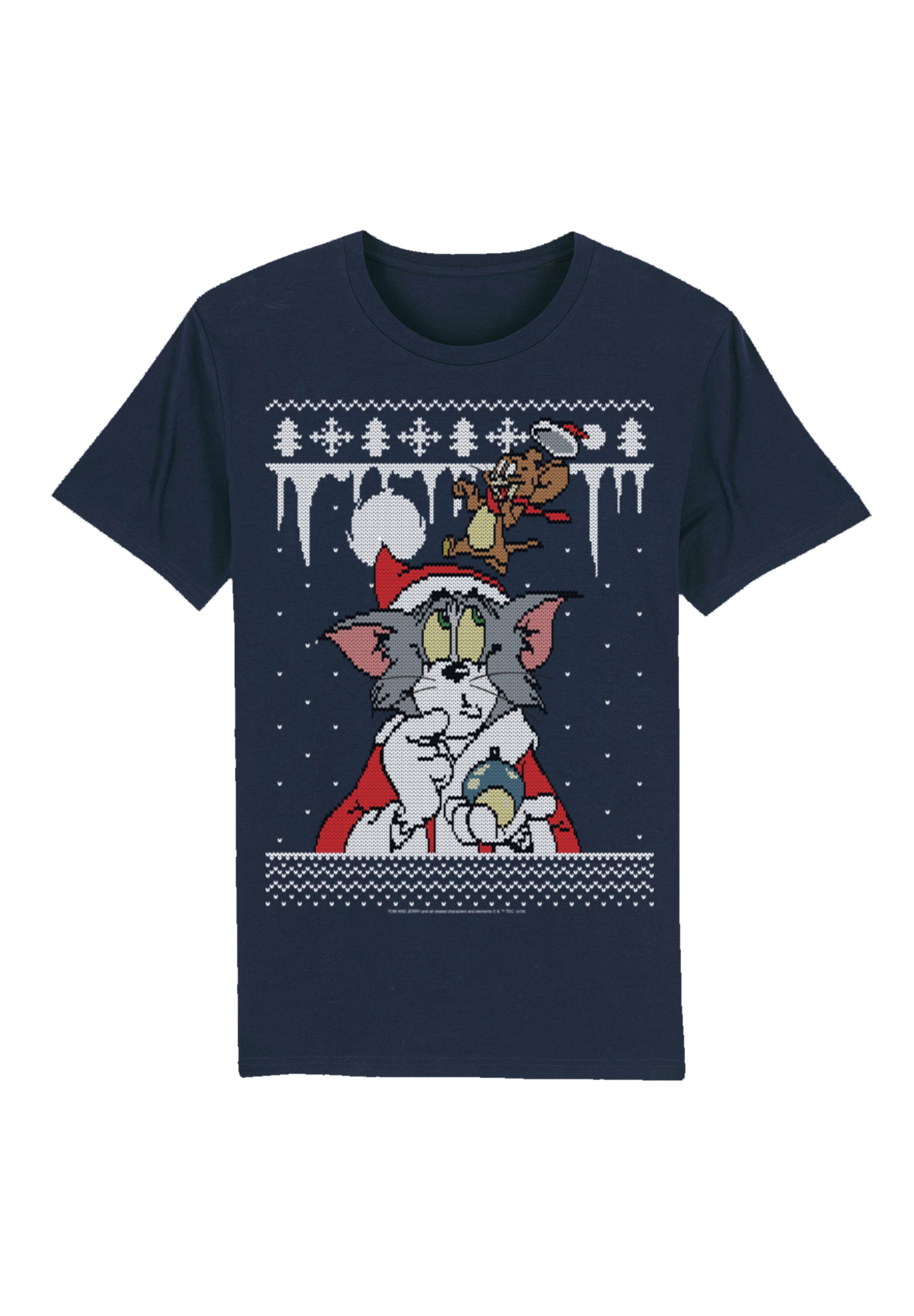 F4NT4STIC T-Shirt »Tom And Jerry Christmas Isle«, Premium Qualität