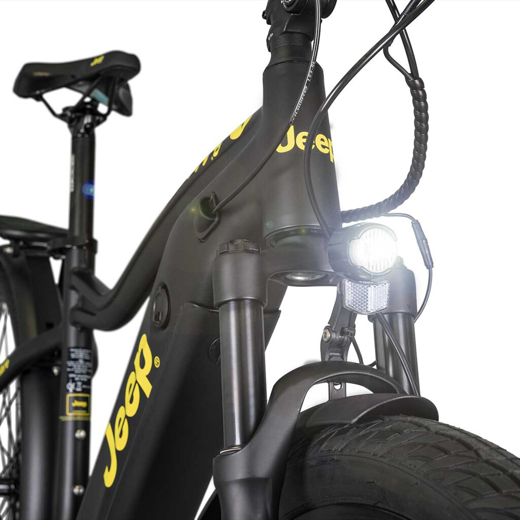 Jeep E-Bikes E-Bike »UMM 7000«, 7 Gang, Mittelmotor 250 W, (mit Akku-Ladegerät)