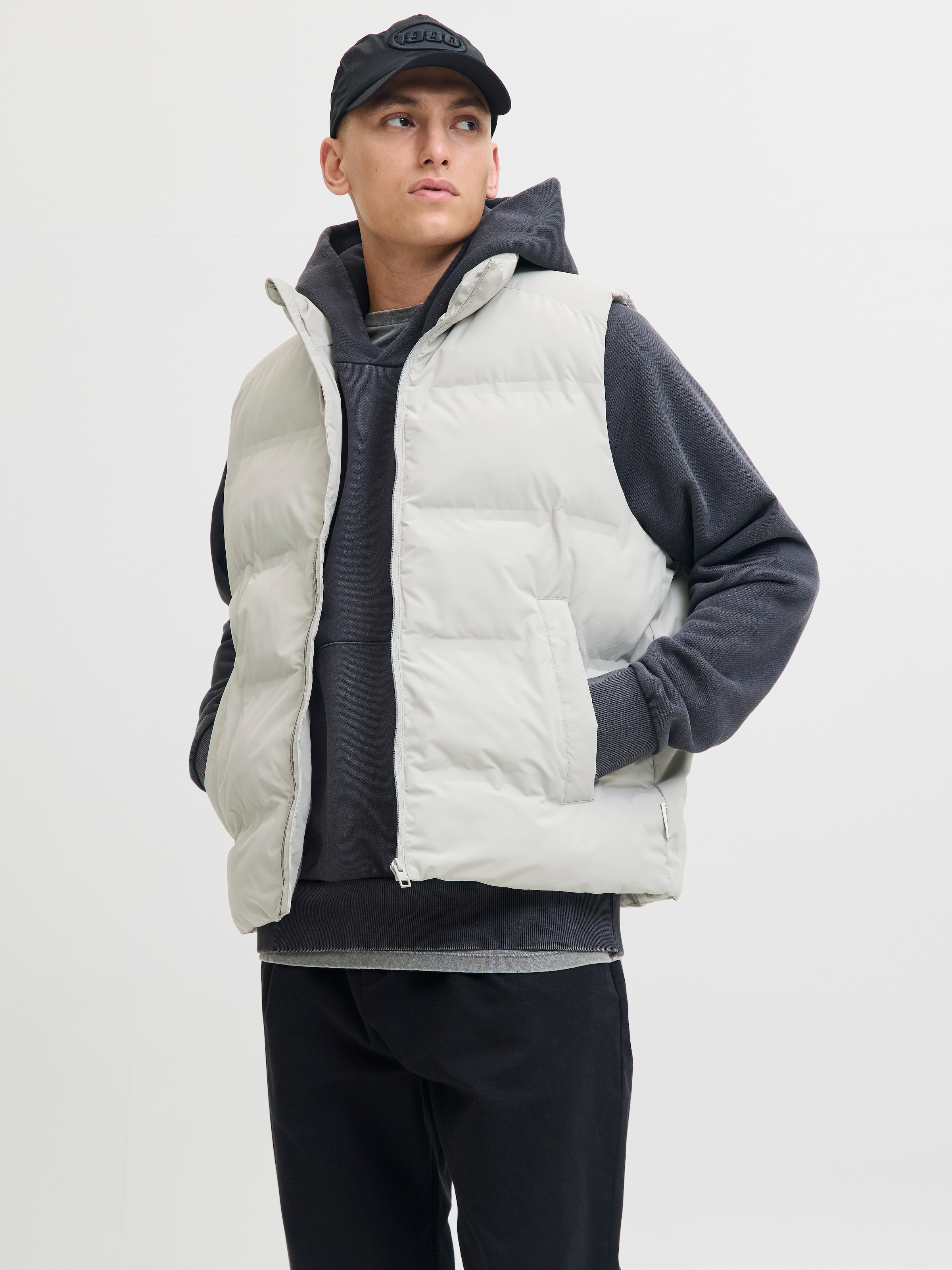 Jack & Jones Steppweste "JJESOHO BODYWARMER COLLAR SN" günstig online kaufen