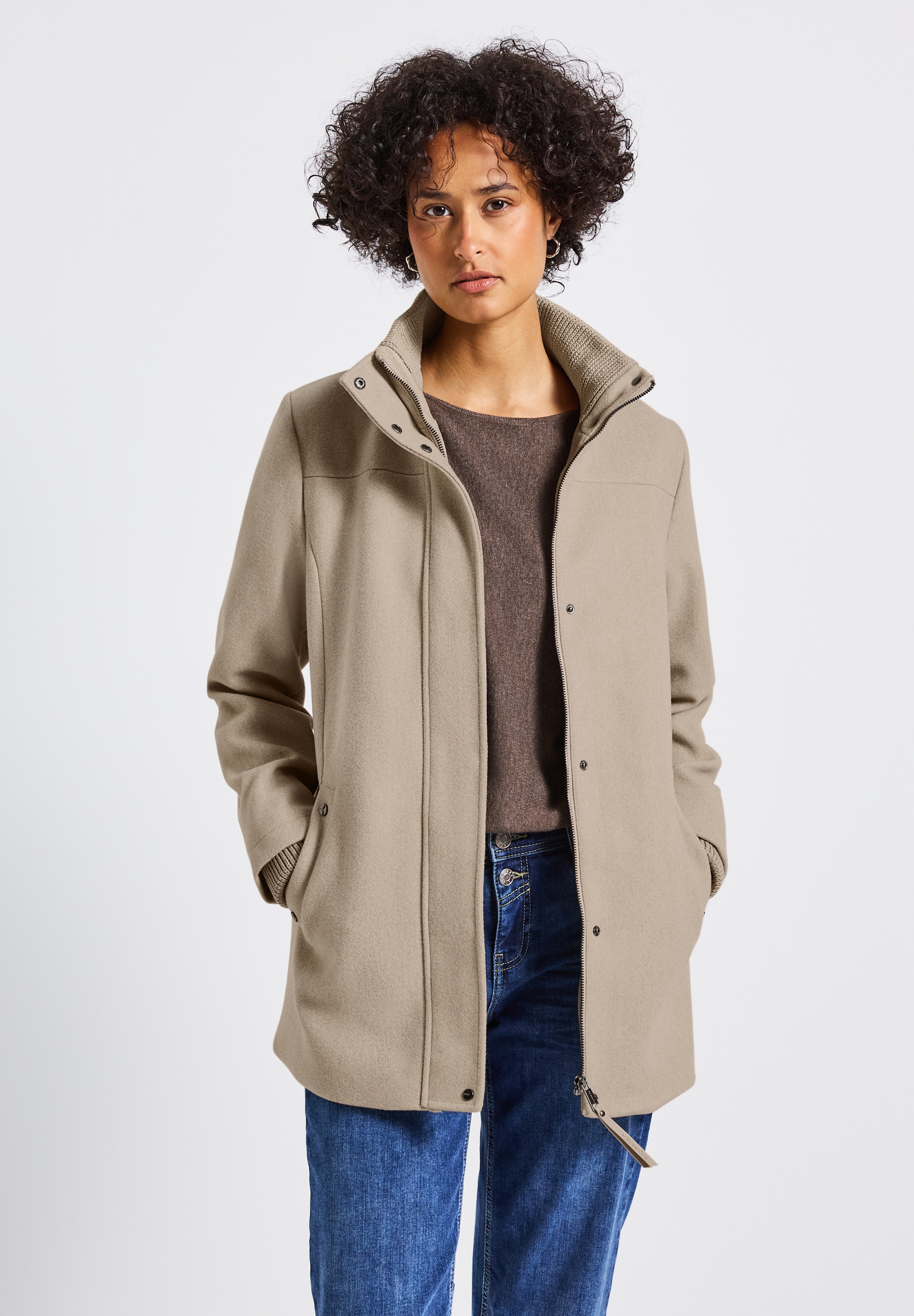 STREET ONE Kurzjacke, ohne Kapuze, mit Stehkragen günstig online kaufen