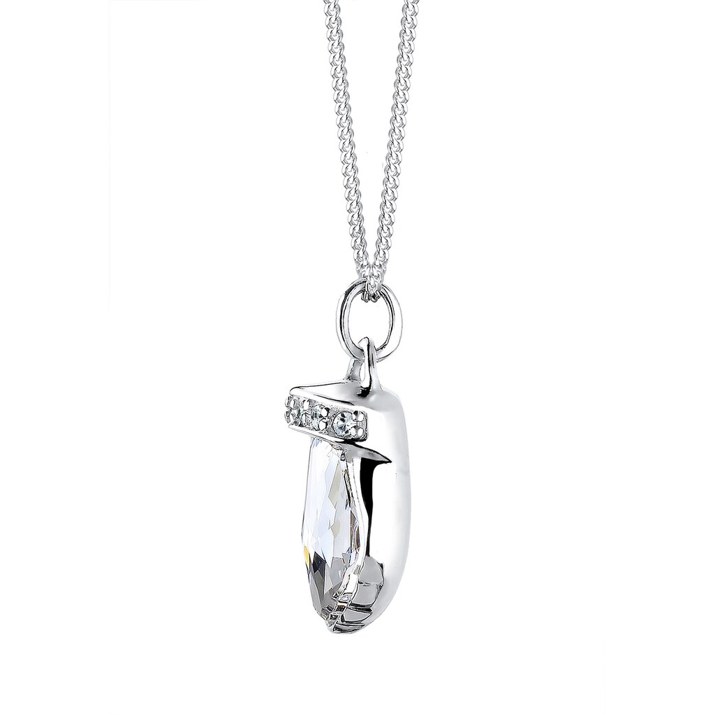 Elli Collierkettchen »Muschel Kristalle 925 Sterling Silber«