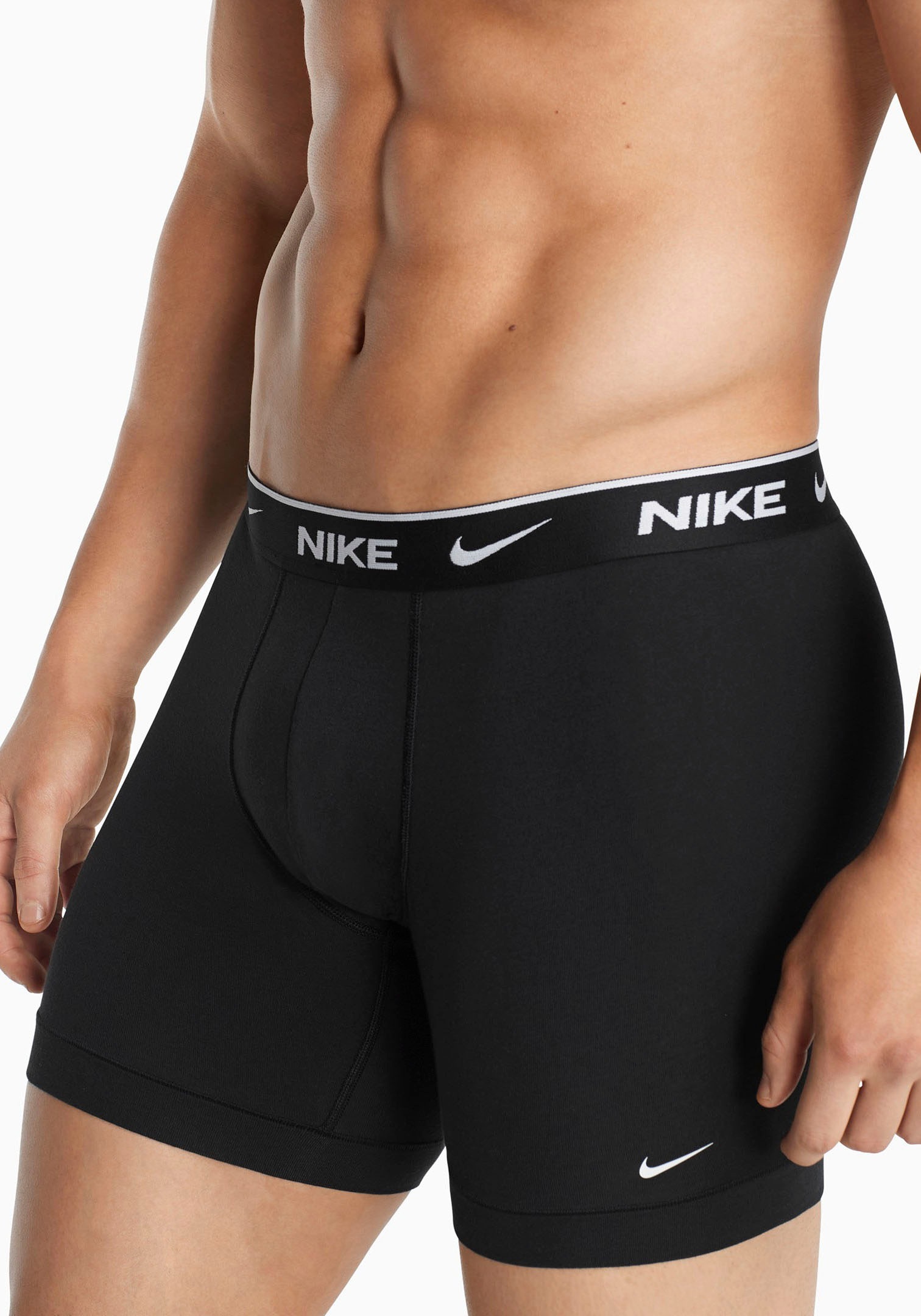 NIKE Underwear Boxer "BOXER BRIEF 3PK" Packung, 3er, 3 Stk. mit Logo-Elasti günstig online kaufen