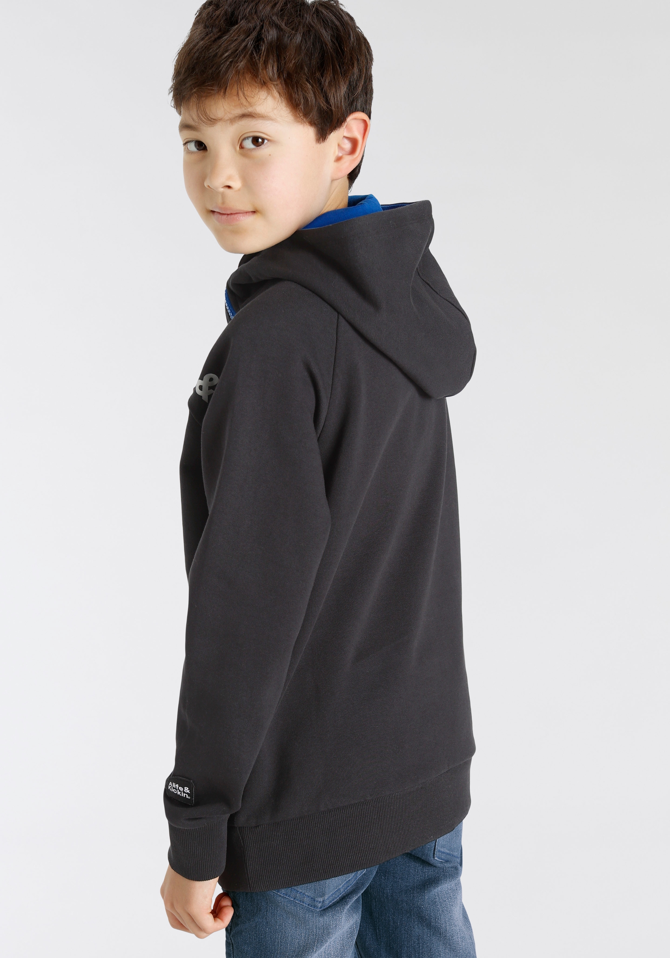 Alife & Kickin Kapuzensweatshirt »für Jungen«, mit seitlichem Reißverschluß