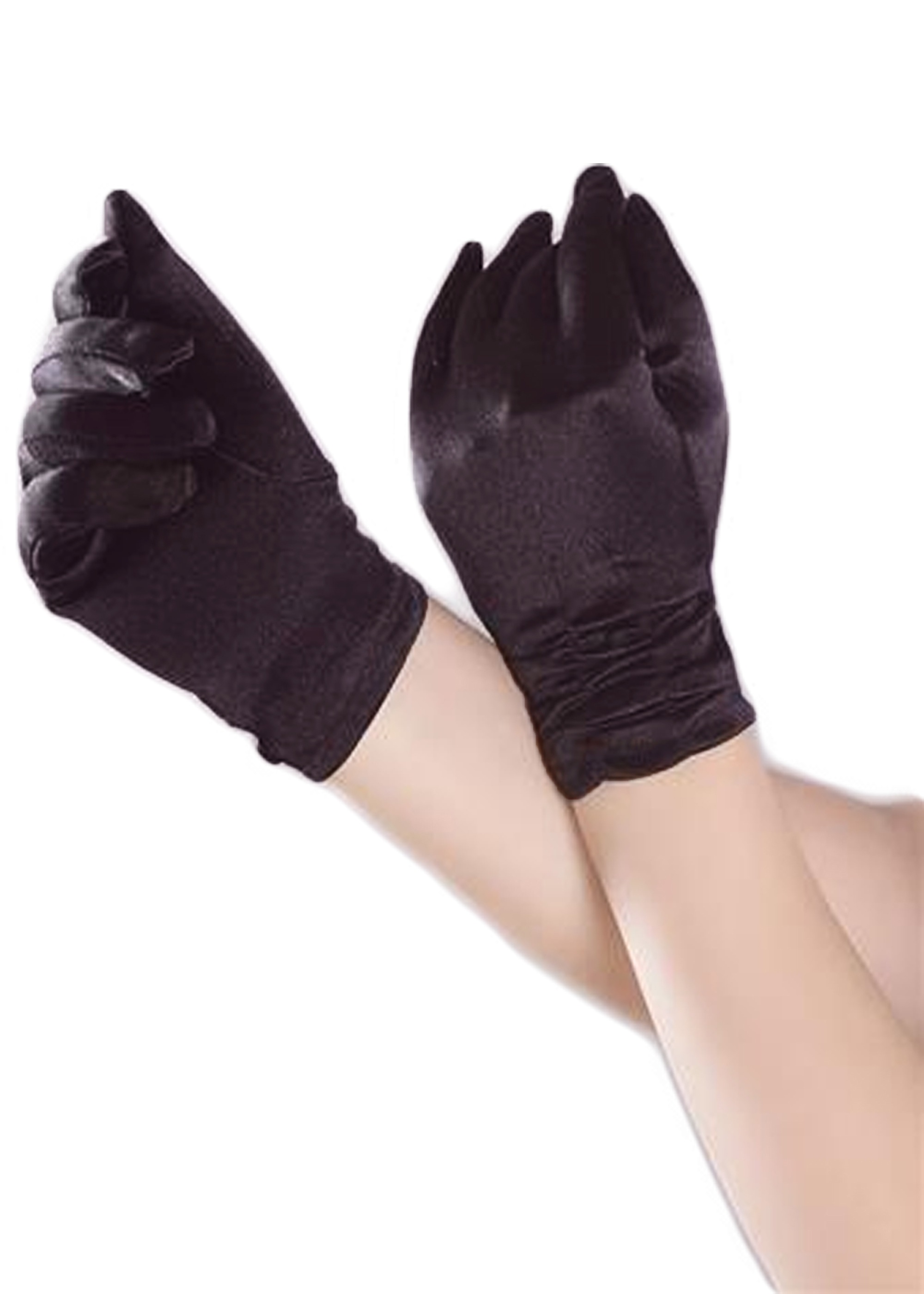 Raffung Abendhandschuhe Handschuhe dehnbar«, bestellen BAUR Satin-Look Trends Damen im »Satin Family kurz mit |