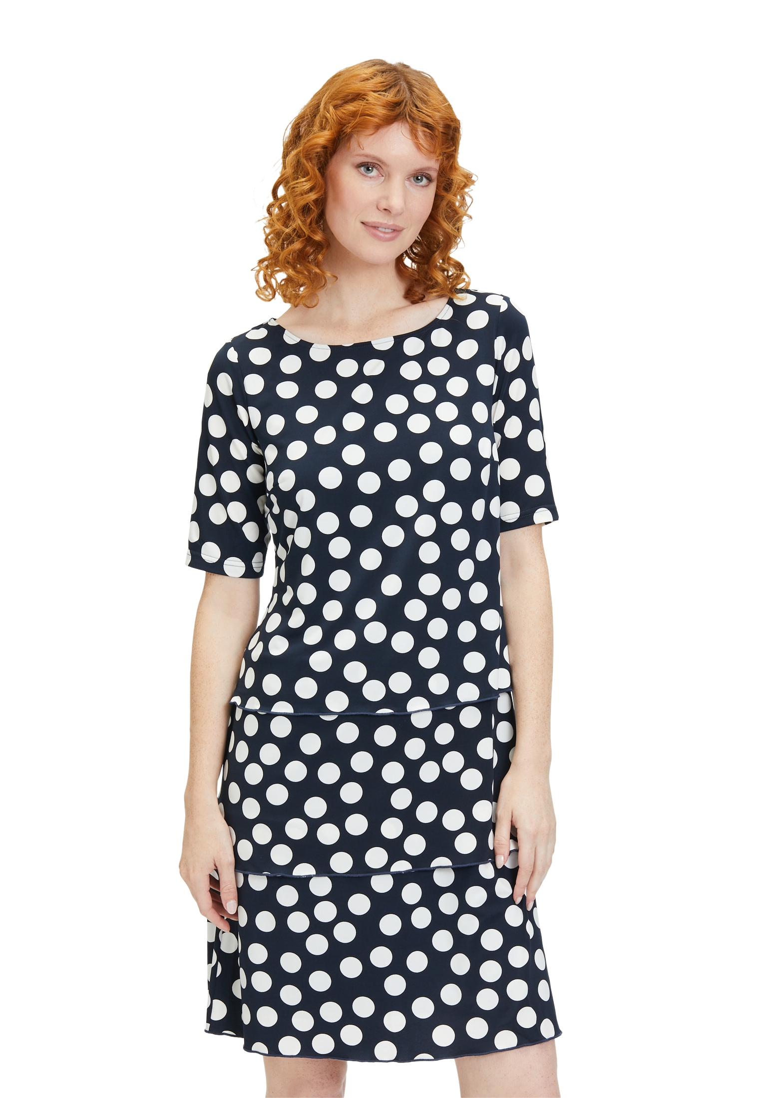Betty Barclay Sommerkleid "Betty Barclay Damen Stufenkleid kurzarm" Ohne Ta günstig online kaufen