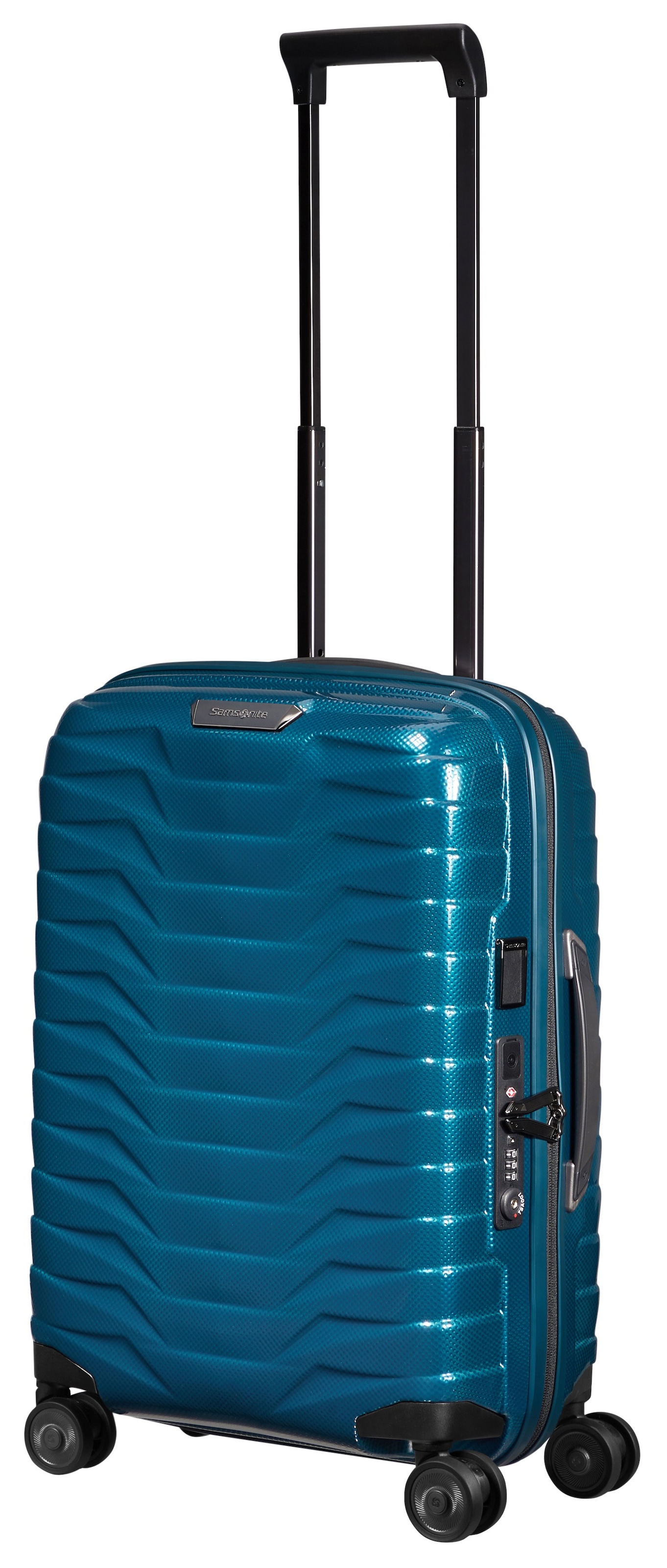 Samsonite Hartschalen-Trolley "PROXIS 55 exp", 4 St. Rollen, Handgepäck-Koffer Reisekoffer TSA-Zahlenschloss USB-Schleus