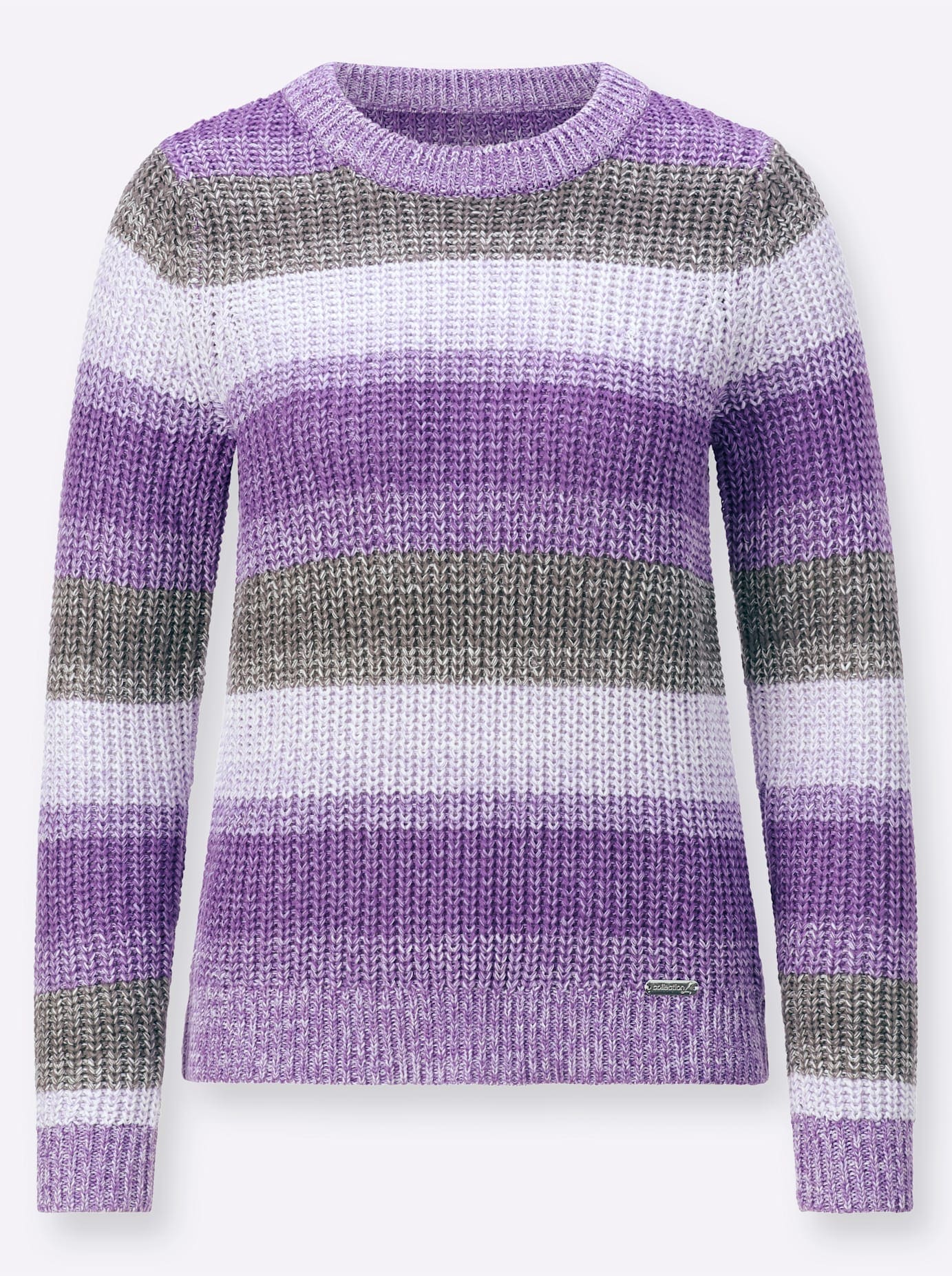 Casual Looks Rundhalspullover »Langarm-Pullover«