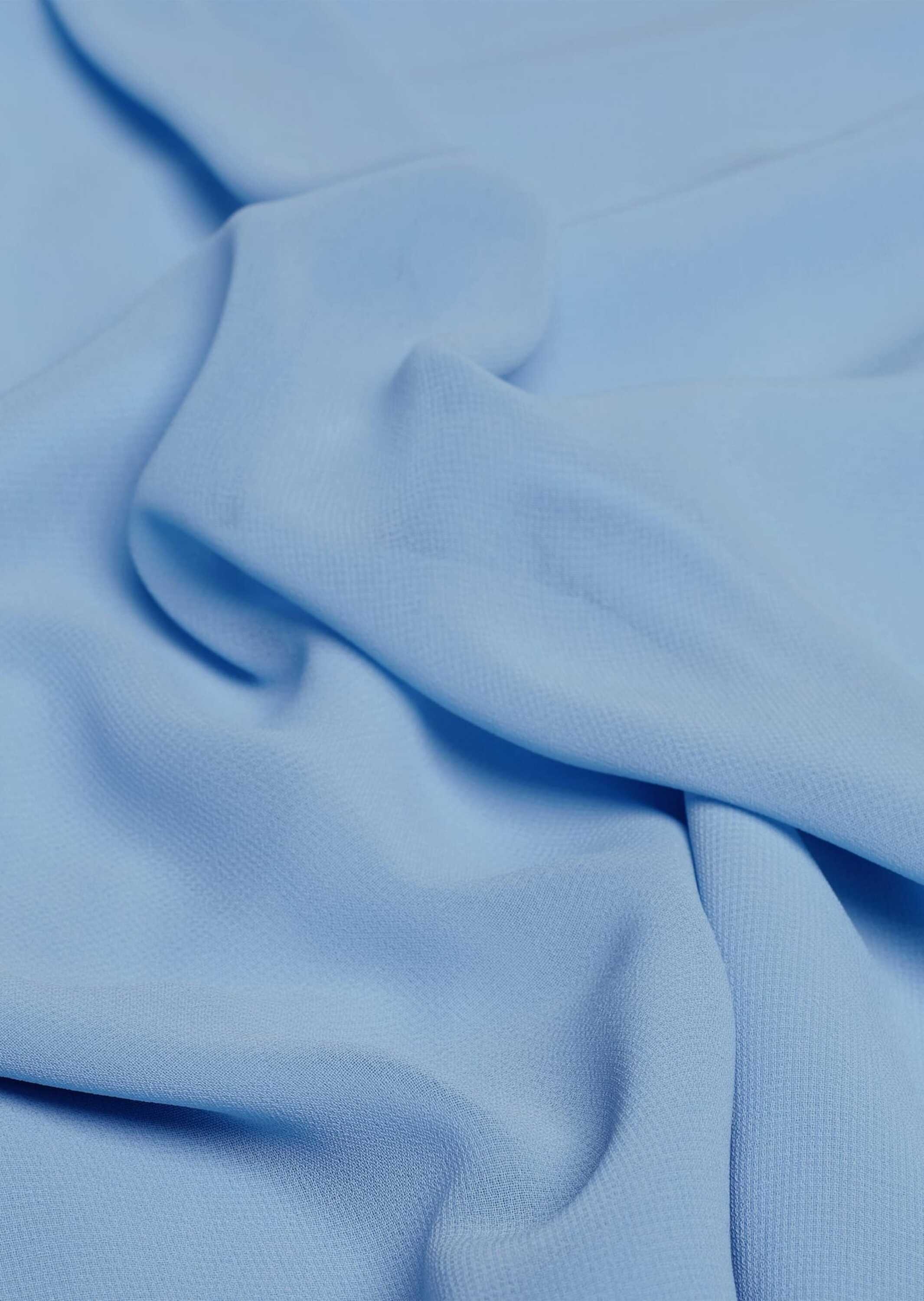 GOLDNER Langarmbluse »Kurzgröße Bluse aus leichtem Chiffon mit Glitzersteinen«