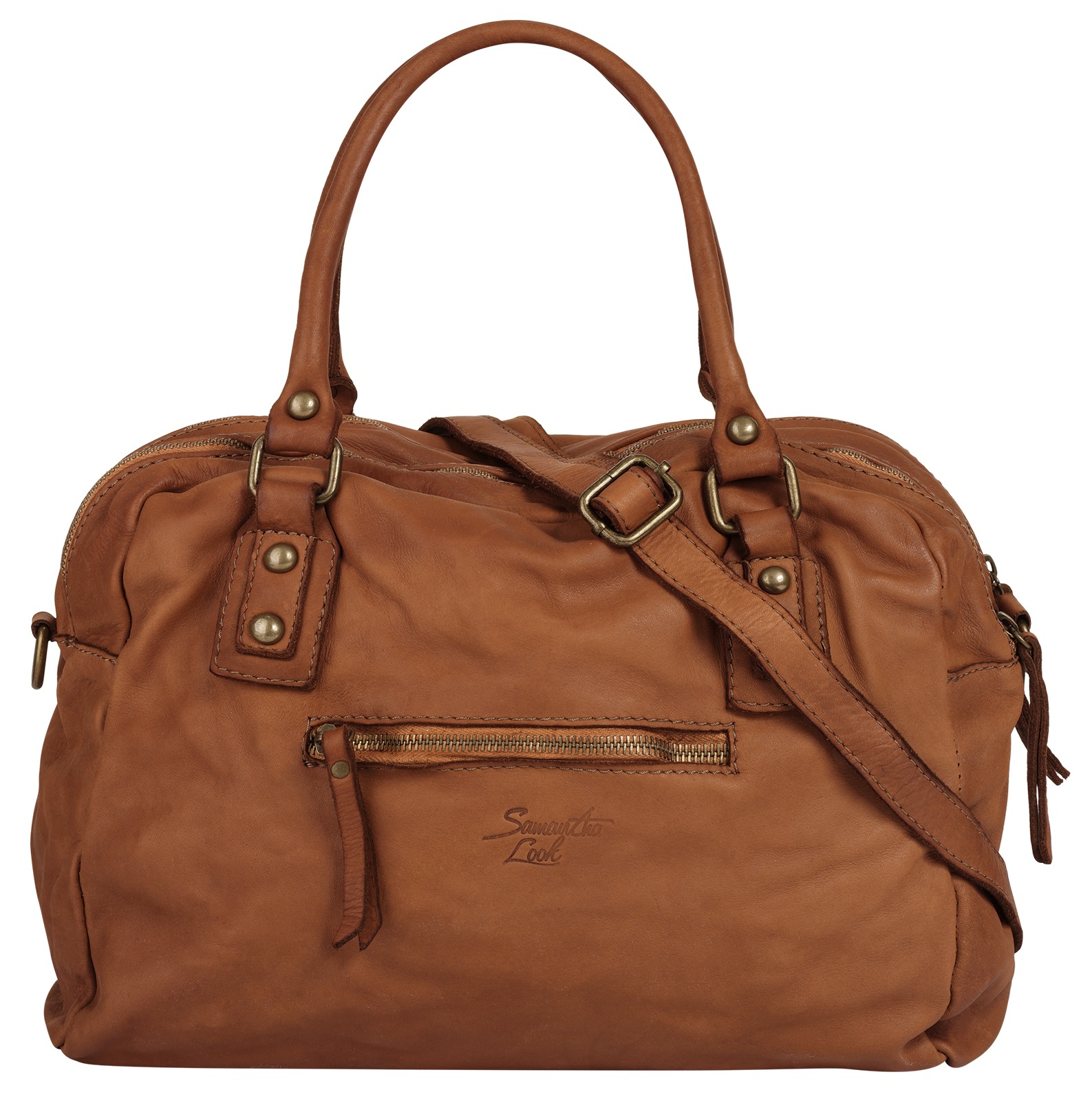 Thumbnail - Samantha Look Shopper, echt Leder, Made in Italy