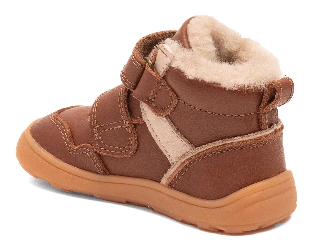 Bisgaard Barfußschuh »barefoot becky lamb«, Winterboots mit Lammfell, Größenschablone zum Download