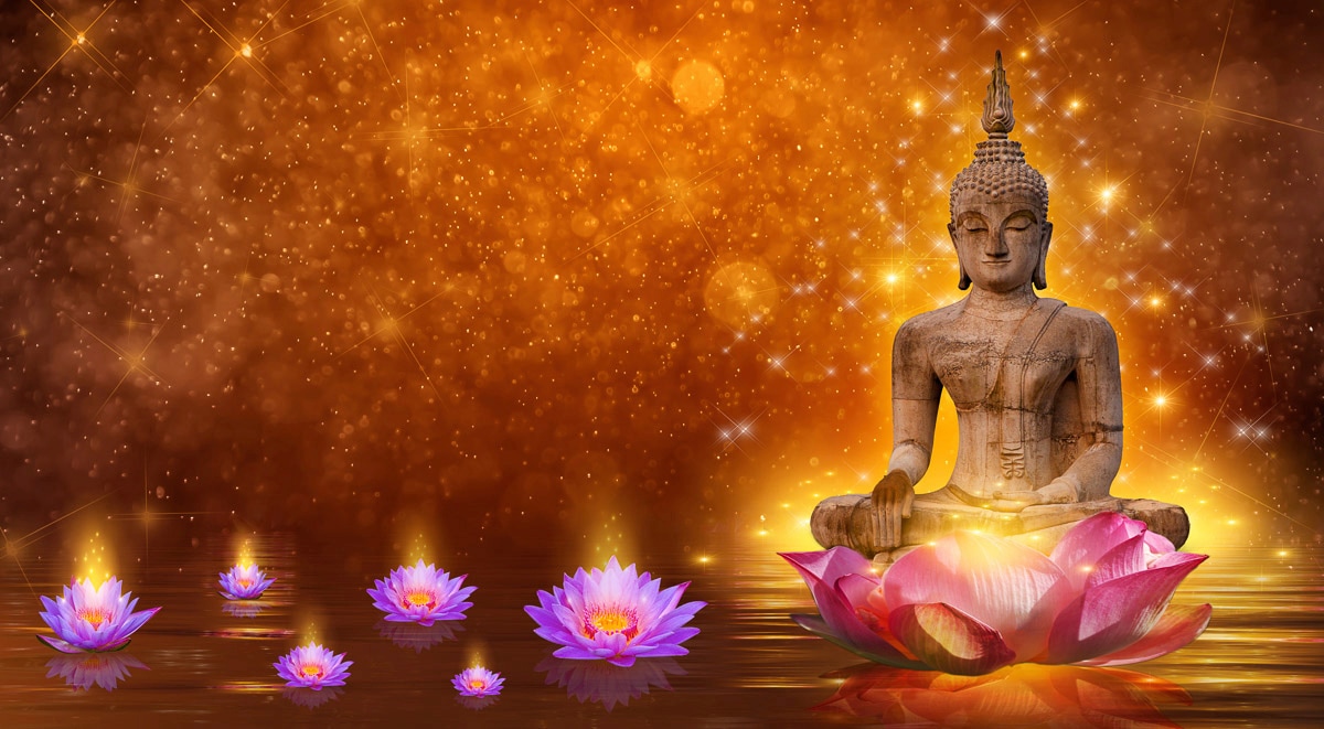 Papermoon Fototapete "Buddah Figur"