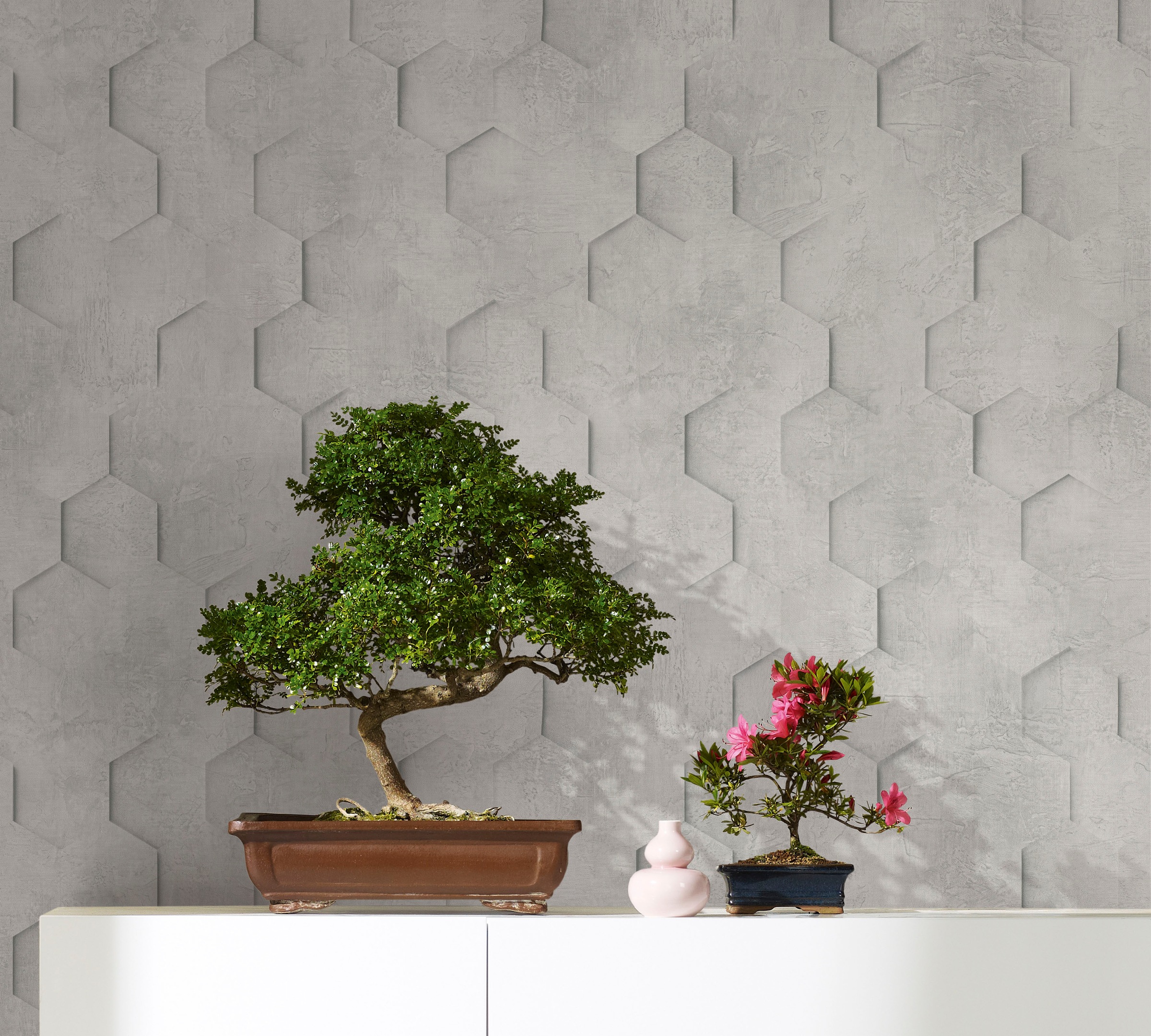 Marburg Vliestapete »Hexagon«, matt, moderne Tapete für Wohnzimmer Schlafzimmer Küche