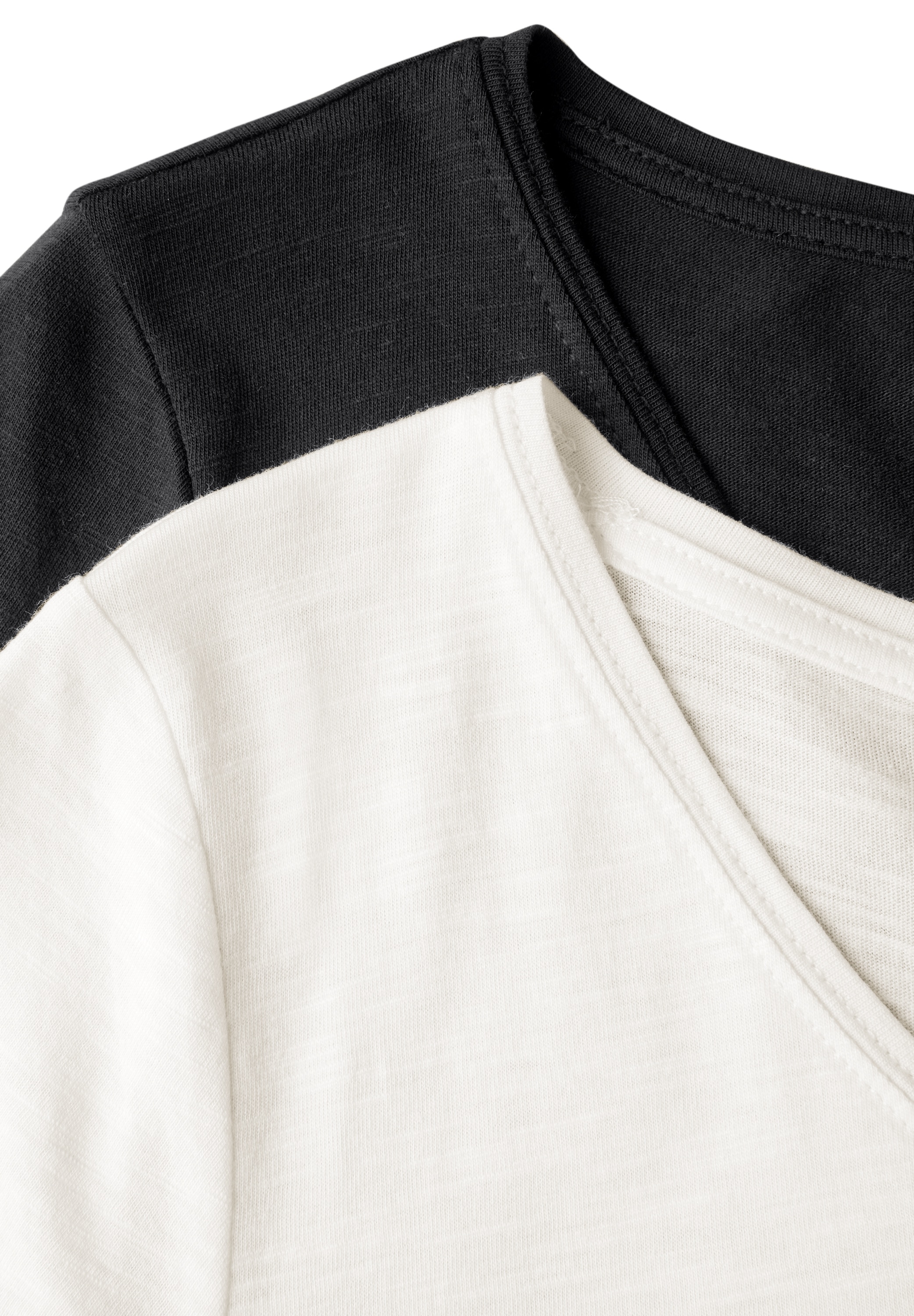 STREET ONE V-Shirt, im soften Baumwoll-Mix
