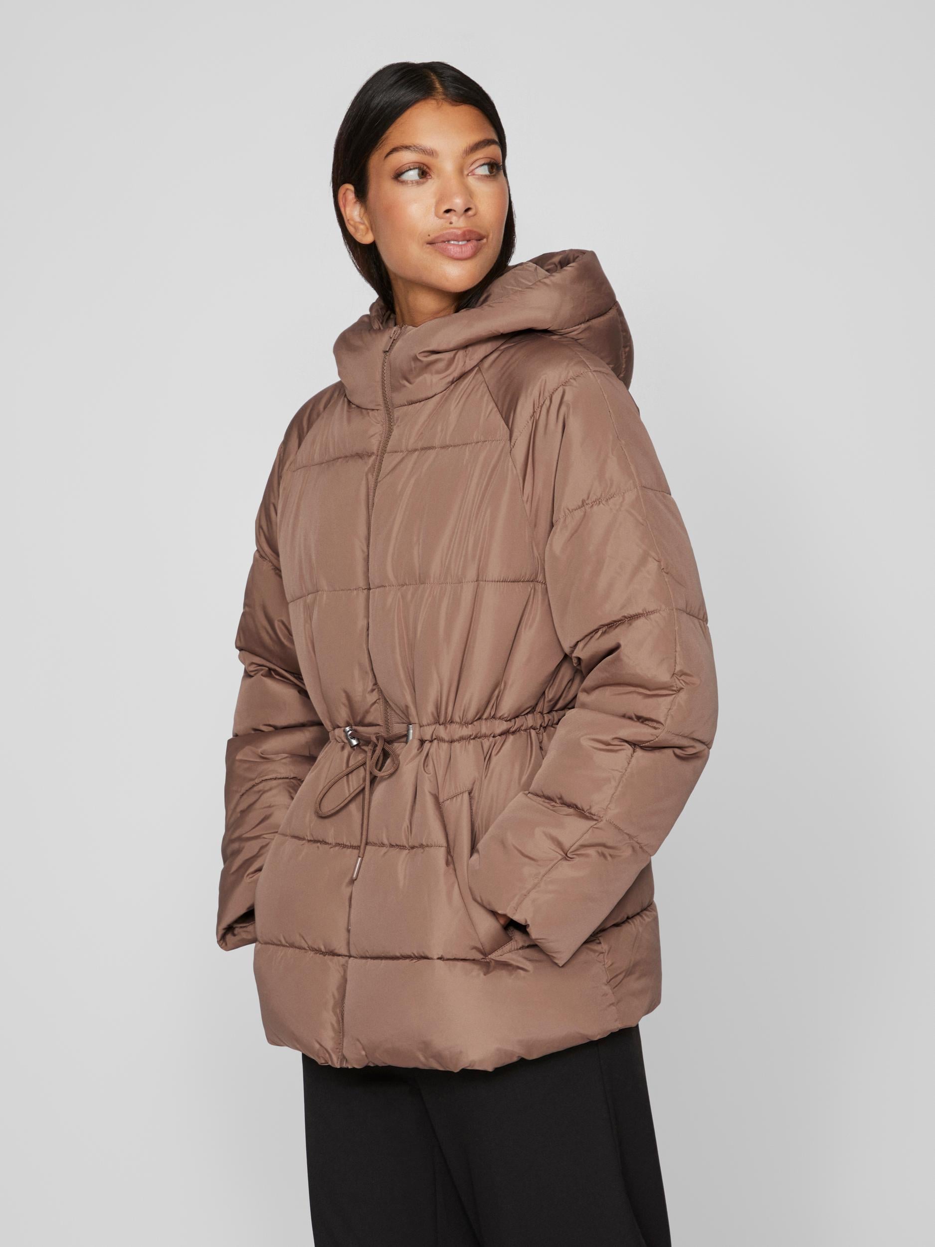 Vila Steppjacke »VILEANA PADDED L/S SHORT JACKET - NOOS«, mit Kapuze