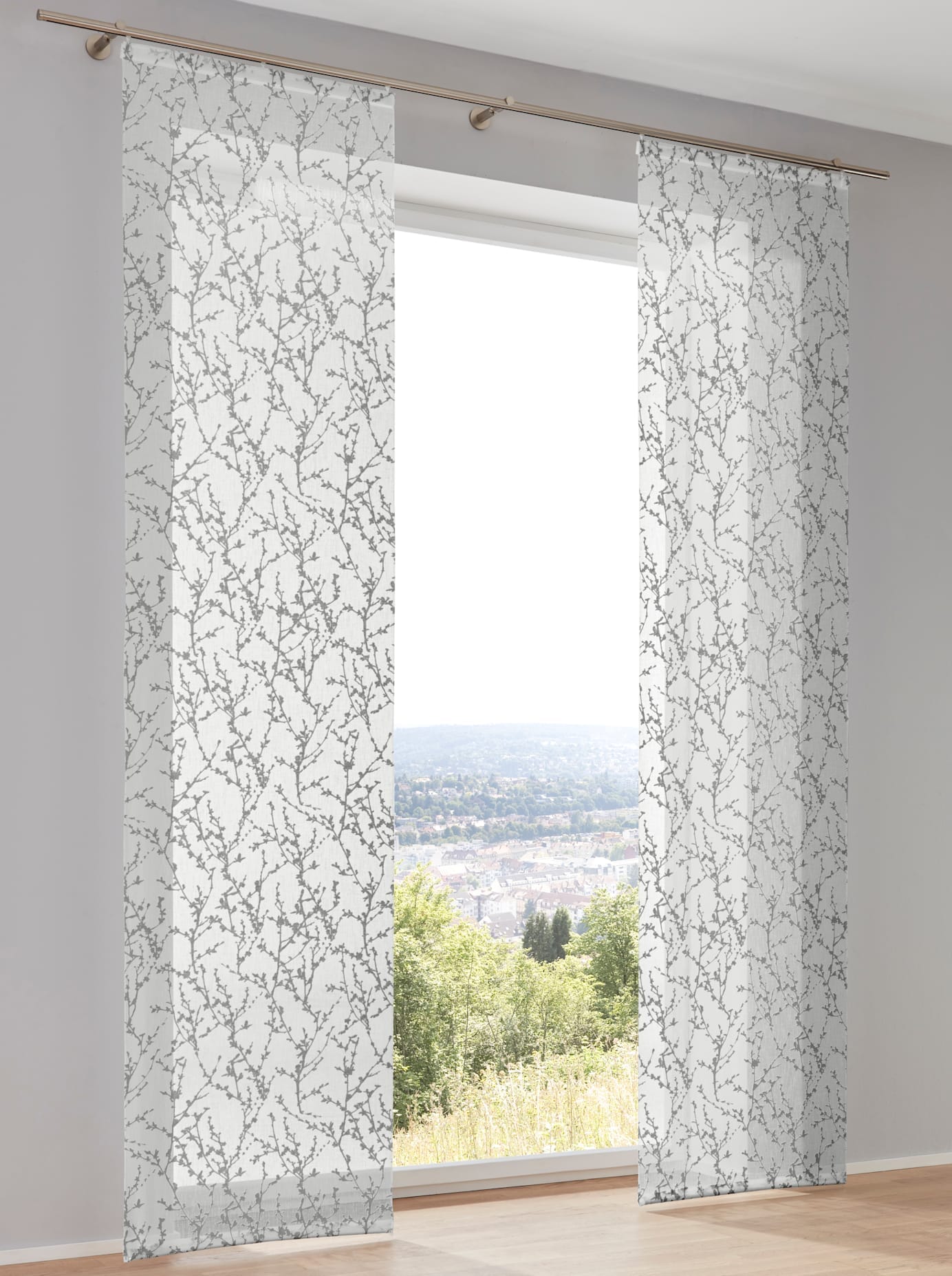 heine home Schiebegardine Klettband 1 Stk. tlg.