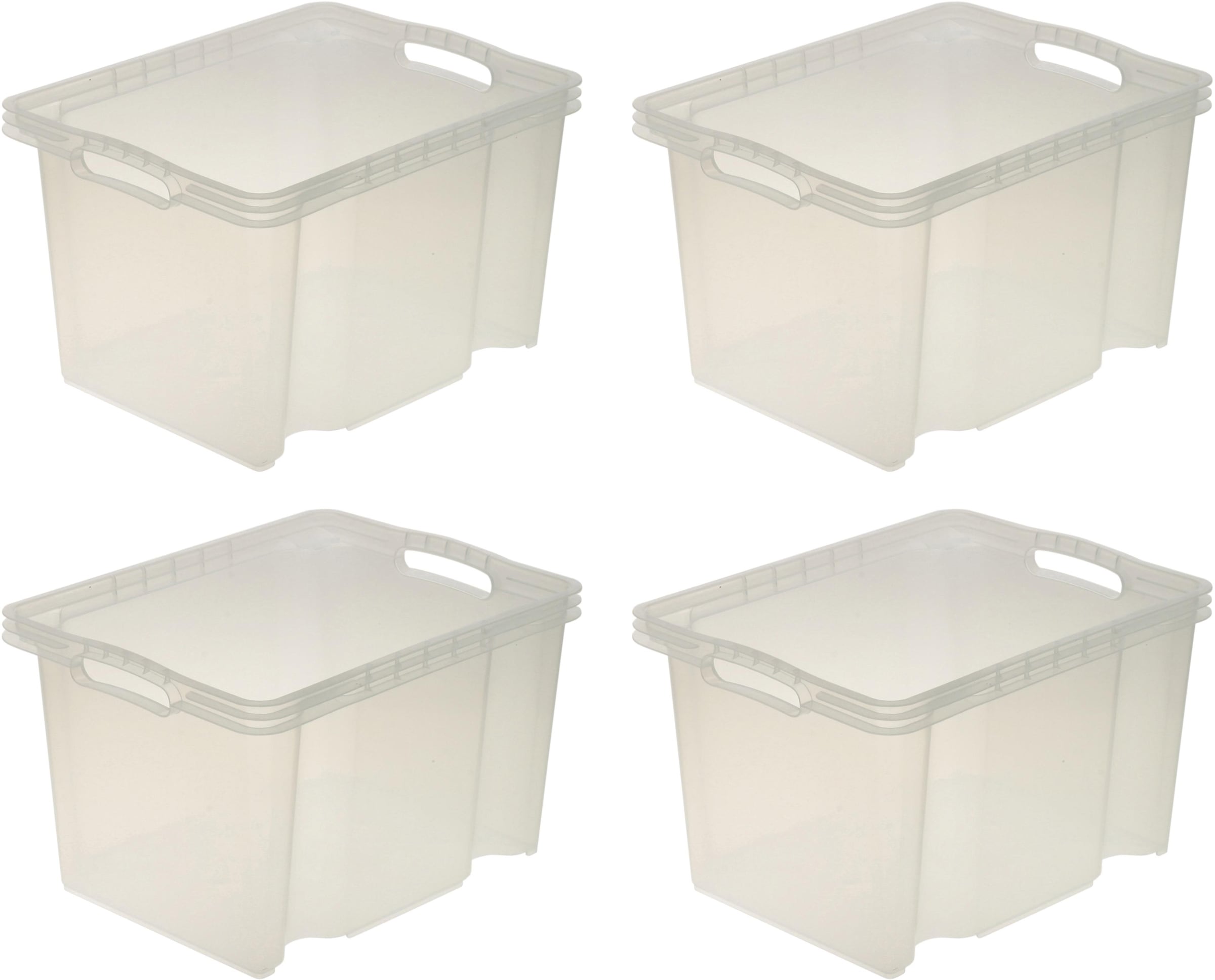 keeeper Organizer »franz«, (Set, 4 St.), Aufbewahrungsbox, 13,5 L, hochwertiger Kunststoff