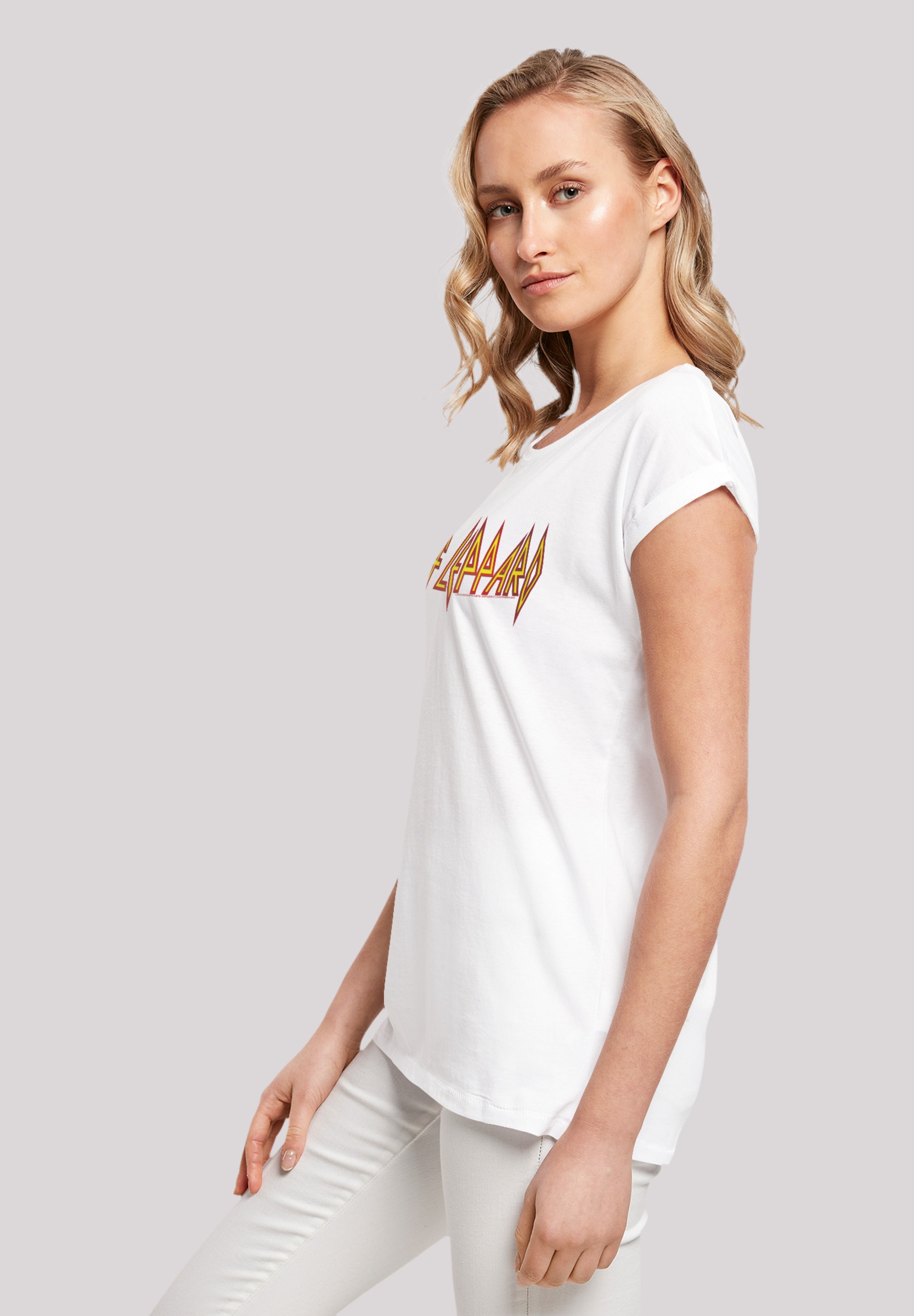 F4NT4STIC T-Shirt »Def Leppard Shatter Logo«, Premium Qualität