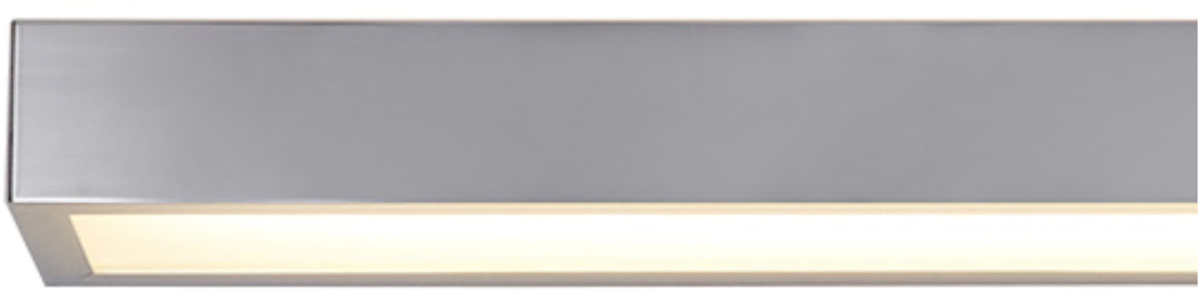 Searchlight Wandleuchte »Venti Wall Light - Polished Chrome & Frosted Polycarbonate« LED-Modul 1 Stk. Warmweiß