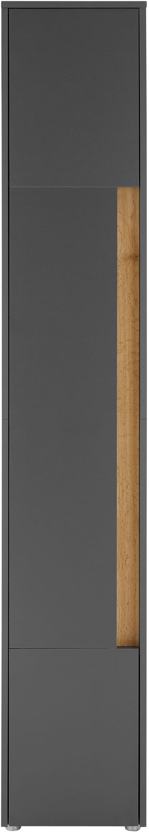 INOSIGN Hochschrank »CITY/GIRON, Badschrank mit Griffmulde, Schrank in zeitlosem Design«, in den Farben Weiß und Anthrazit verfügbar, viel Stauraum