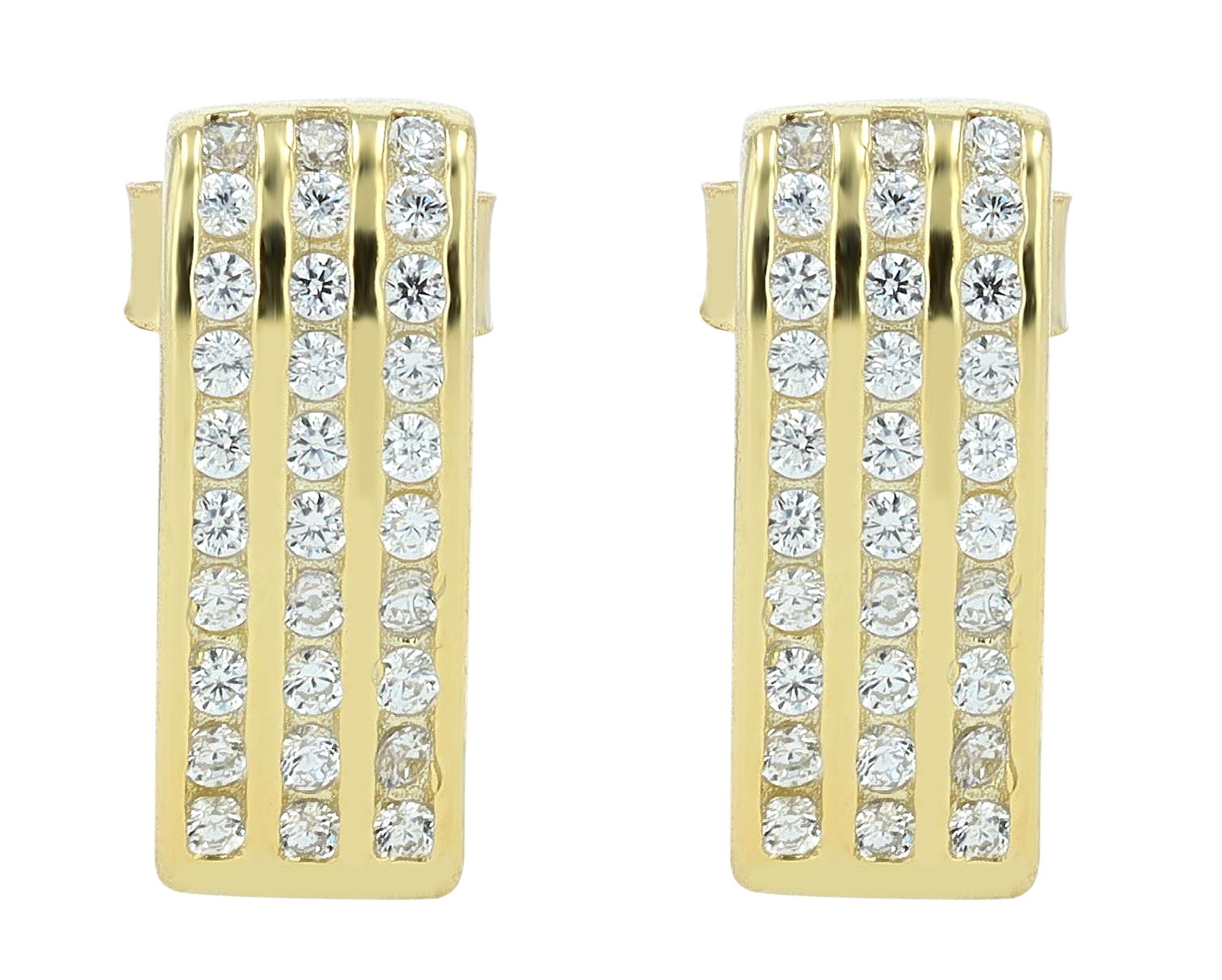 Paar Ohrhänger ADELIA´S "Damen Ohrringe – Ohrstecker aus 925 Silber", Damen, Gr. Damen, Silber 925 (Sterlingsilber), gold, Ohrringe, Ein kleines Geschenk mit großer Wirkung 5