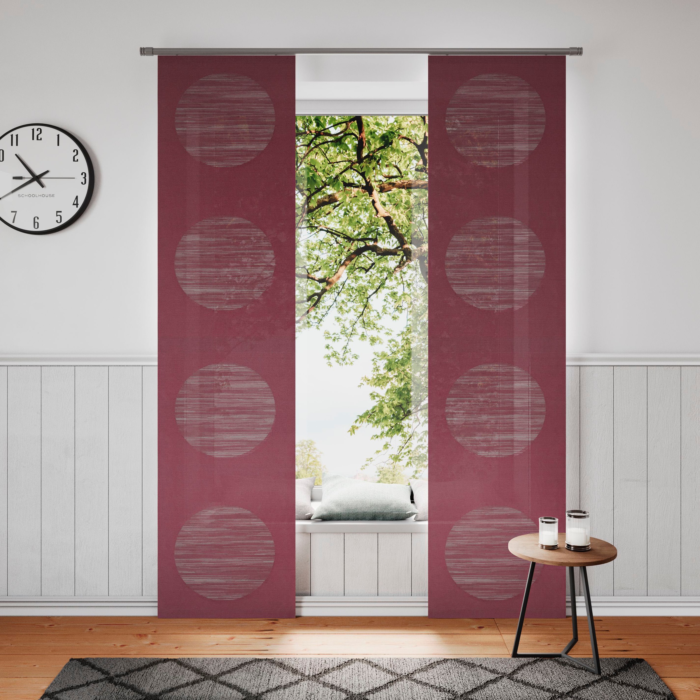 Neutex for you Schiebegardine "Padova" Klettband 1 Stk. tlg. inkl. Befestig günstig online kaufen