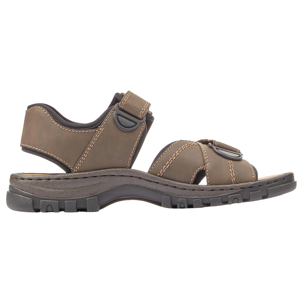 Rieker Riemchensandale, Sommerschuh, Klettschuh, Outdoorschuh, mit Klettriemchen