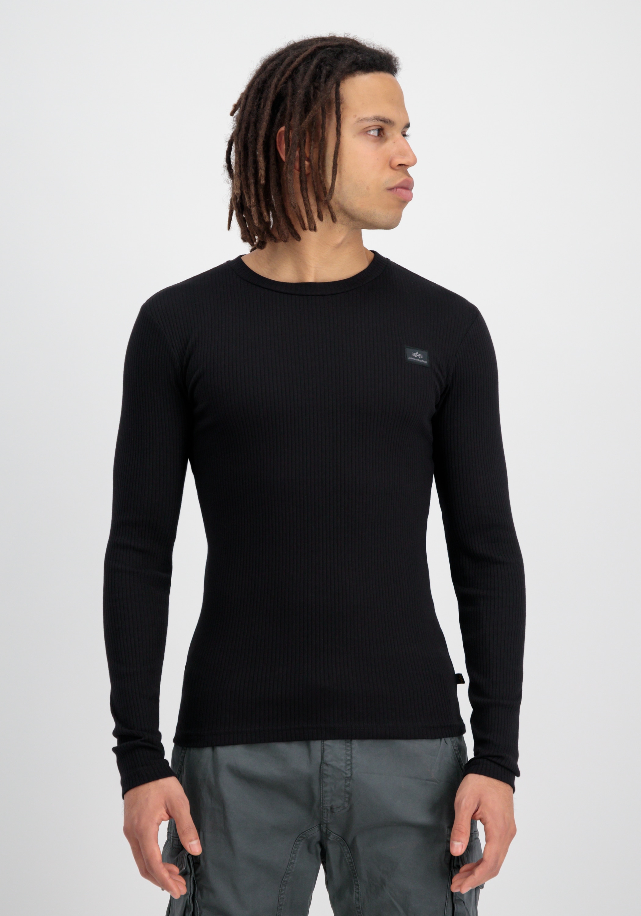 Alpha Industries Longsleeve "Alpha Industries Men - Longsleeves X-Fit Rib L günstig online kaufen