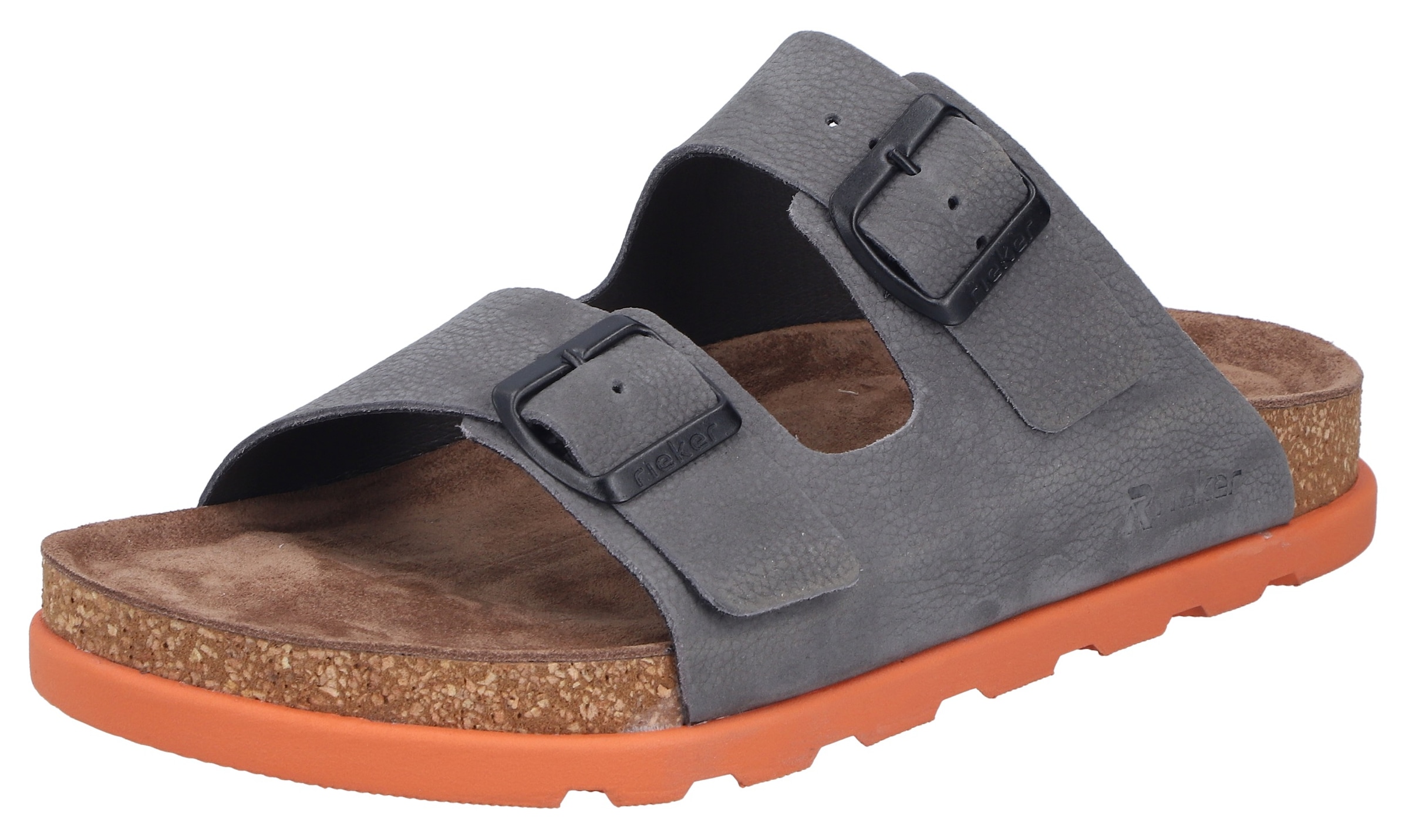 Rieker Pantolette Sommerschuh, Strandschuh, Hausschuh mit bequemem Fußbett günstig online kaufen