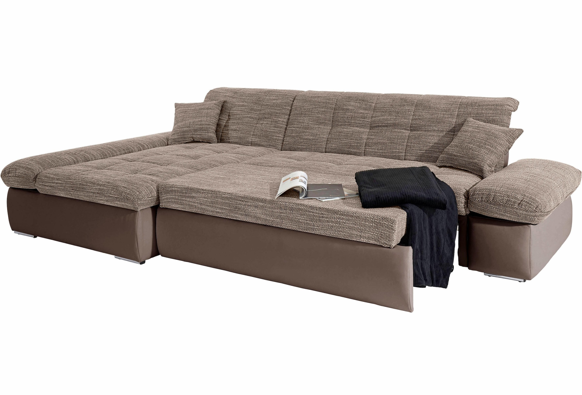 DOMO collection Ecksofa "Moric, L-Form, XXL-Sofa - Breite 300cm", wahlweise günstig online kaufen