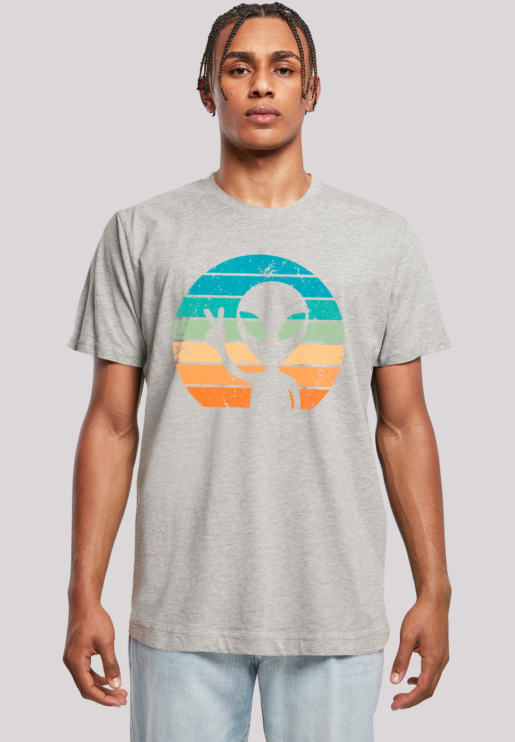 F4NT4STIC T-Shirt "Alien Piece Sonnenuntergang", Premium Qualität günstig online kaufen