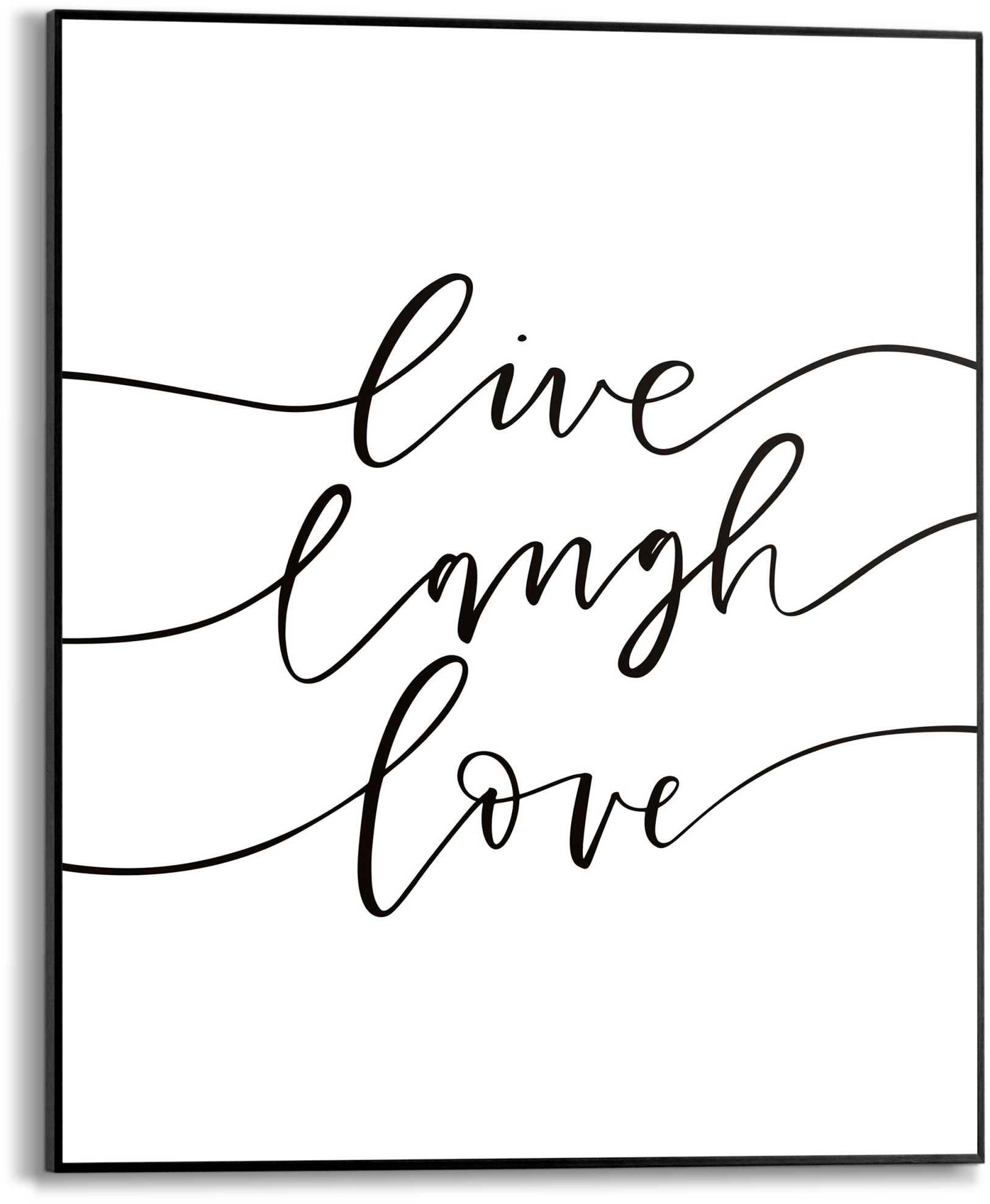 Reinders Poster "Live laugh love" günstig online kaufen