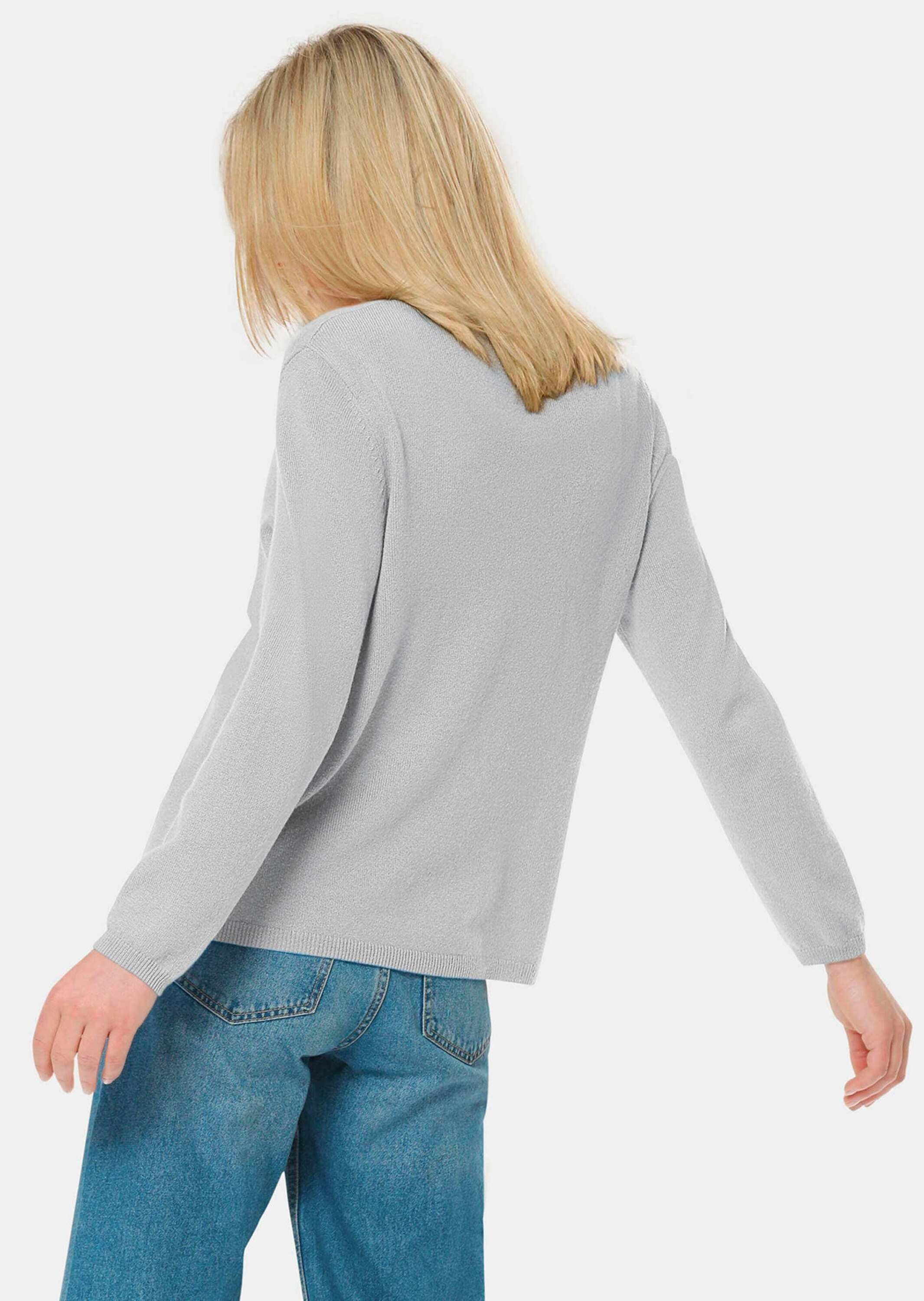 GOLDNER Strickjacke "Kurzgröße Kaschmirstrickjacke mit V-Ausschnitt" günstig online kaufen