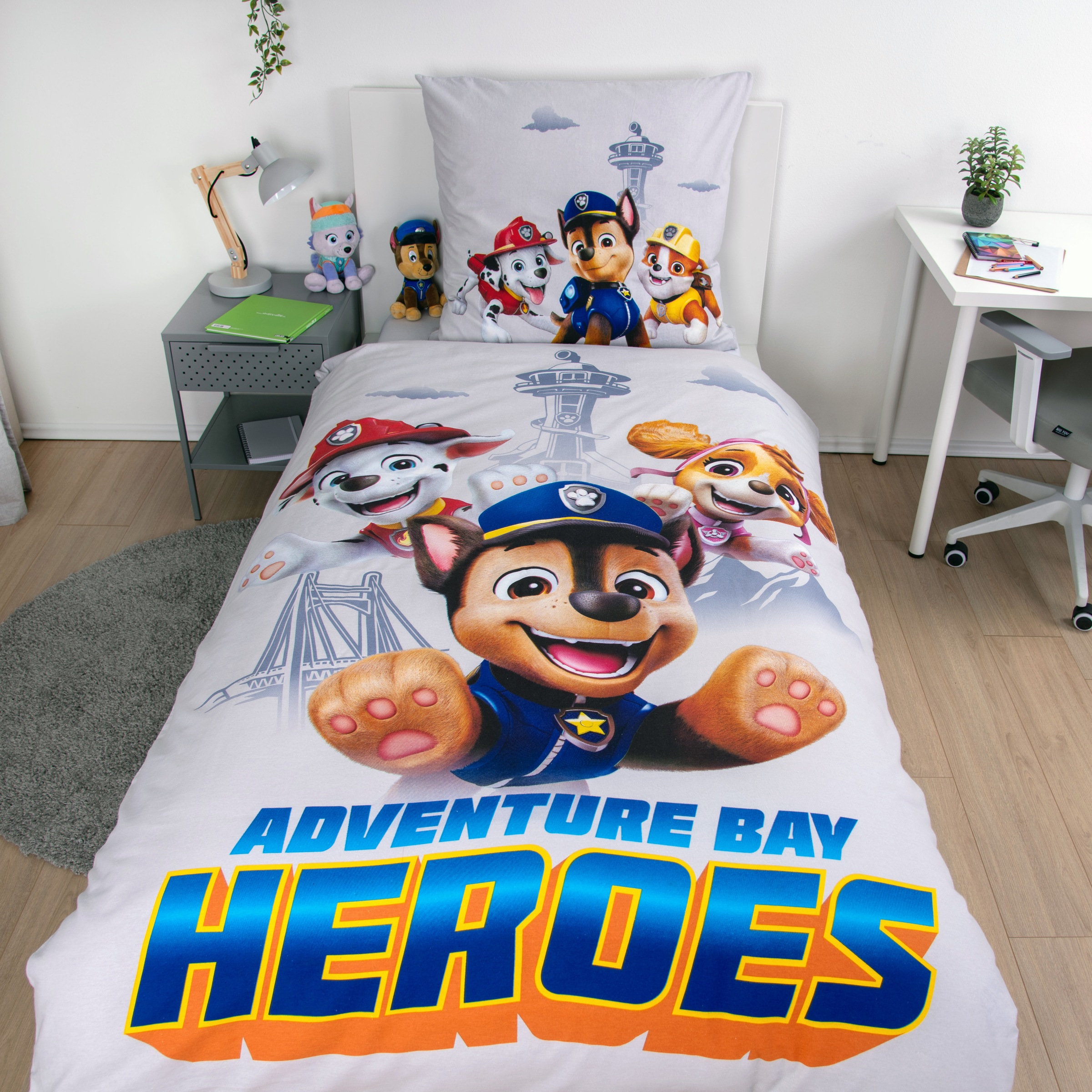 PAW PATROL Wendebettwäsche "Paw Patrol" 2 Stk. tlg. mit den beliebten Hunde günstig online kaufen