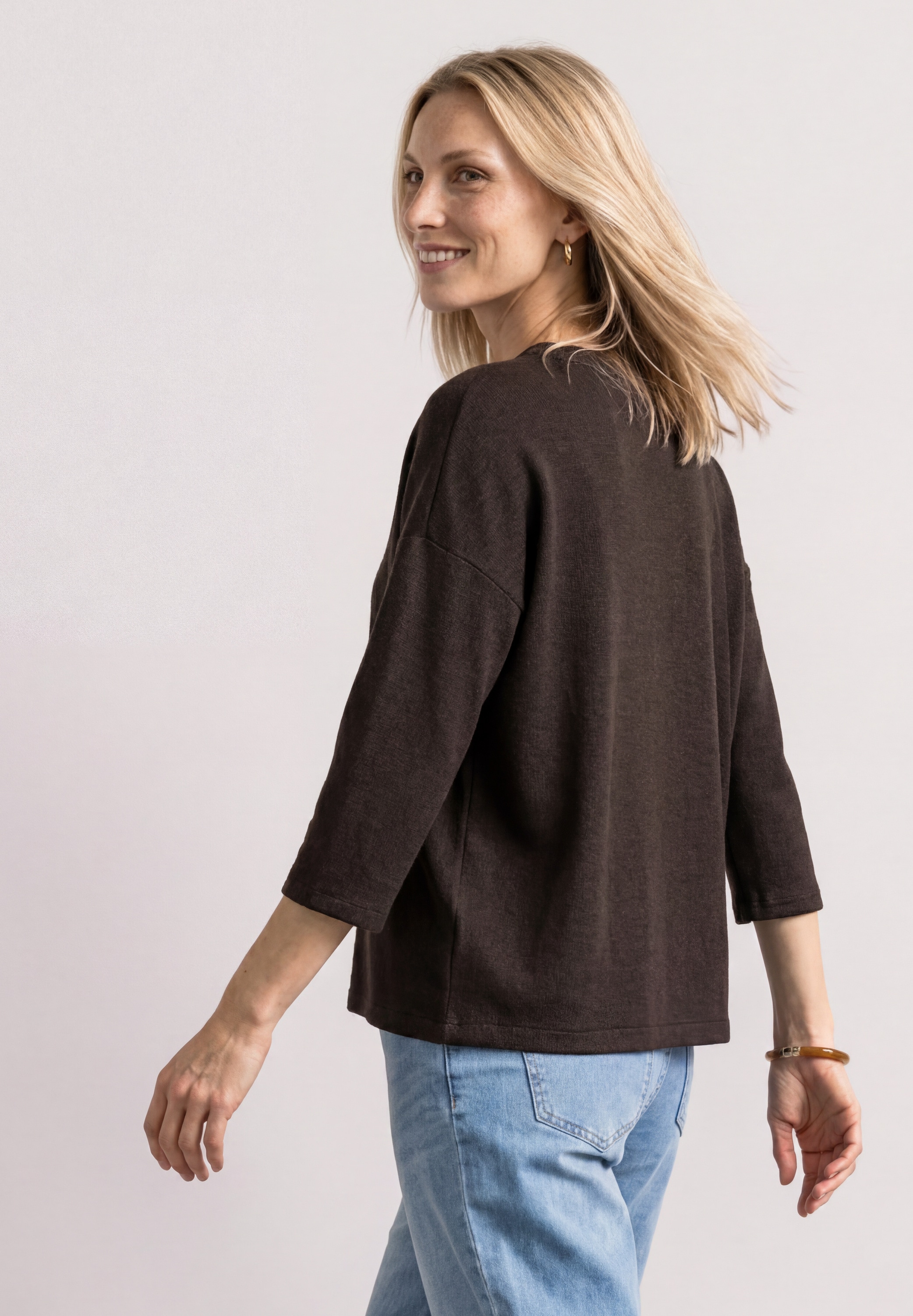 STREET ONE 3/4-Arm-Shirt mit 3/4 Ärmeln