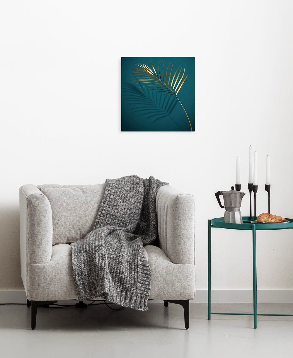 Komar Leinwandbild "Casino Nights - Größe 30 x 30 cm" Natur 1 Stk. tlg. Kei günstig online kaufen