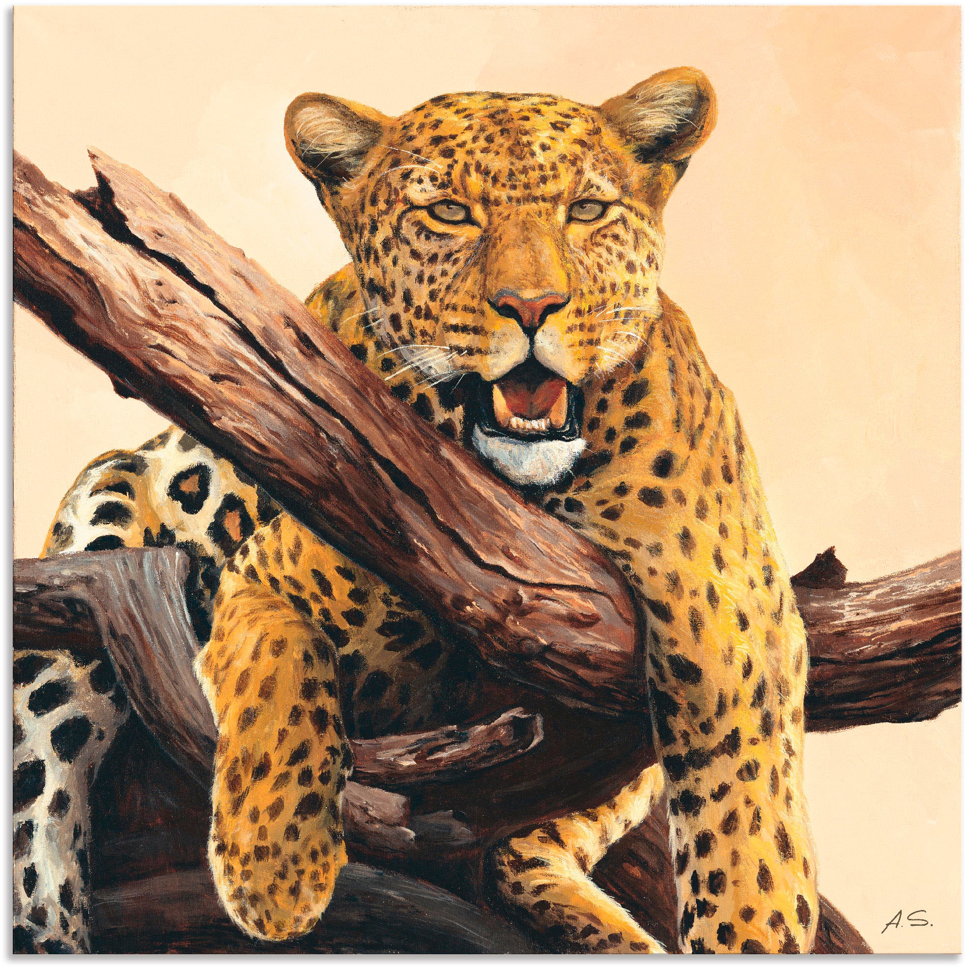 Artland Wandbild "Zeit zum Mittagessen", Wildtiere, (1 St.), als Alubild, O günstig online kaufen