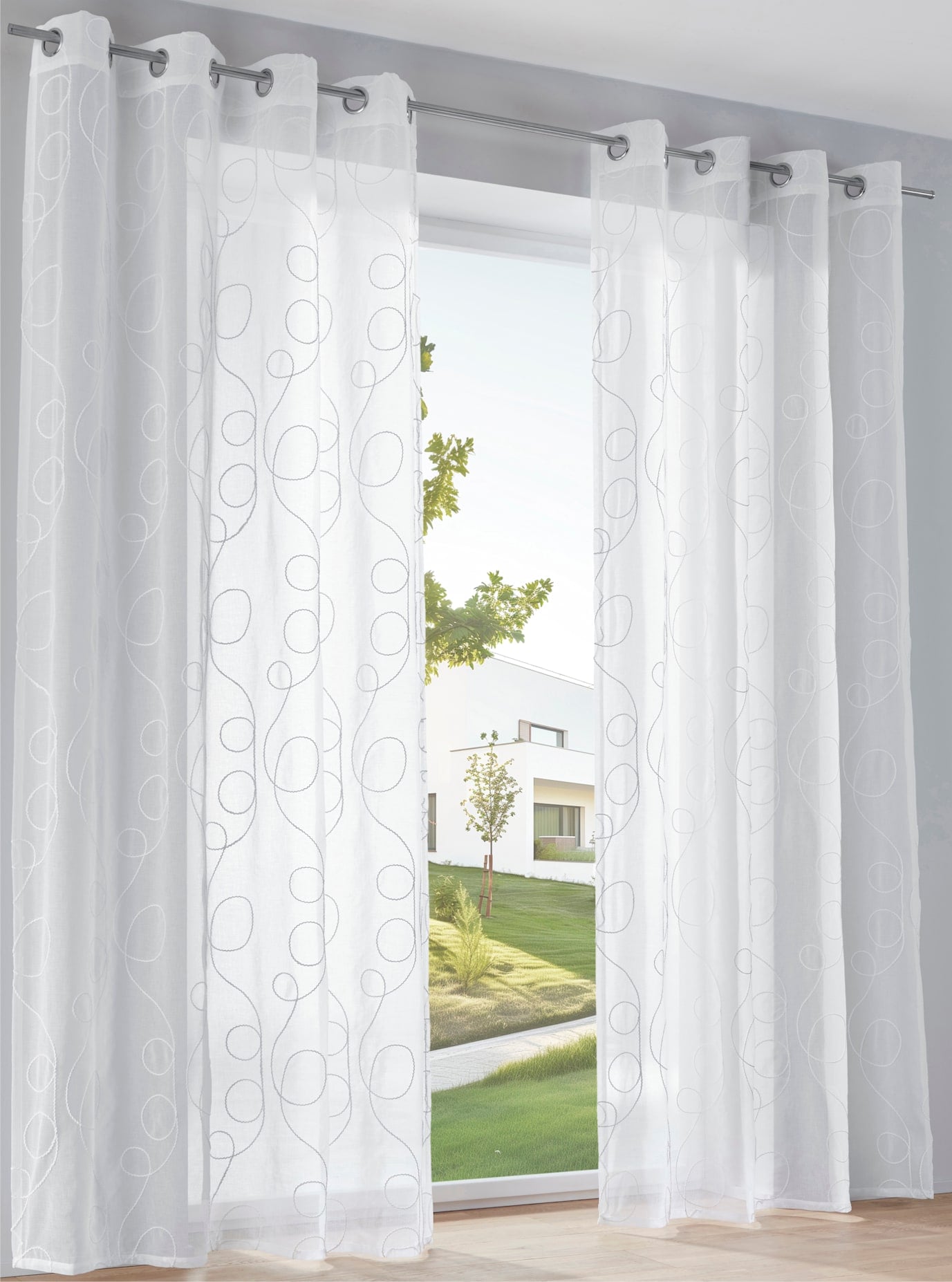 heine home Gardine Ösen 1 Stk. tlg.