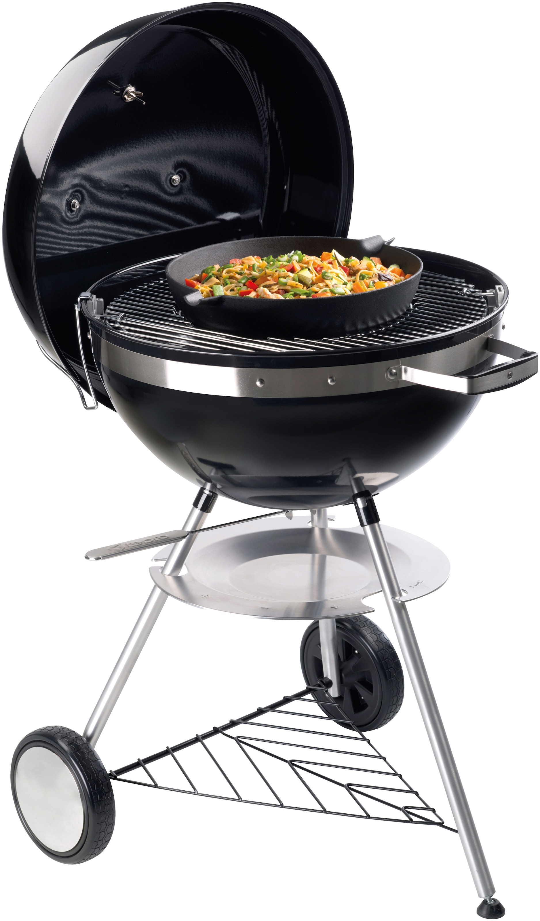 Tepro Wok Gusseisen 35,3 cm Durchmesser günstig online kaufen