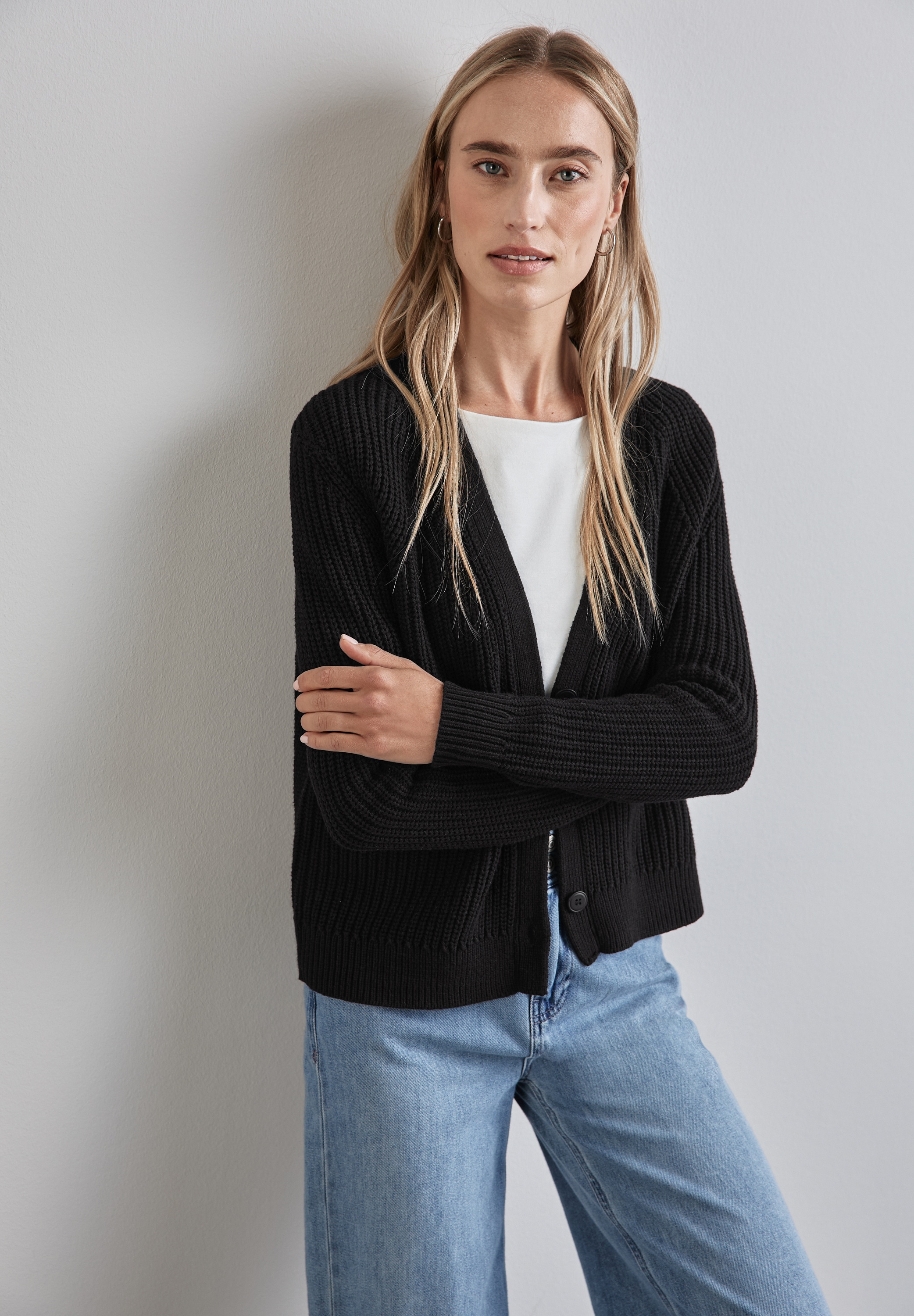 STREET ONE Cardigan, mit Knopfleiste günstig online kaufen