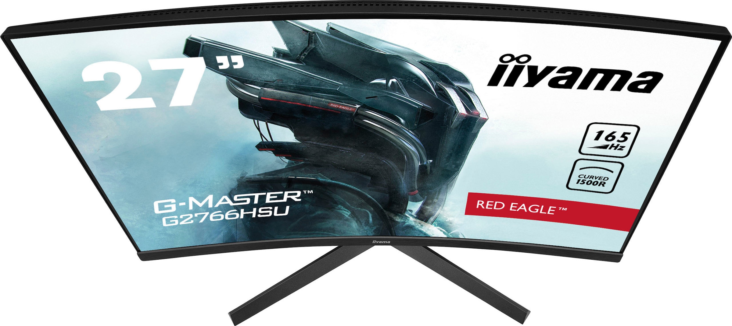 Iiyama Curved-Gaming-Monitor »G-Master G2766HSU-B1«, 68,5 cm/27 Zoll, 1920 x 1080 px, Full HD, 1 ms Reaktionszeit, 165 Hz