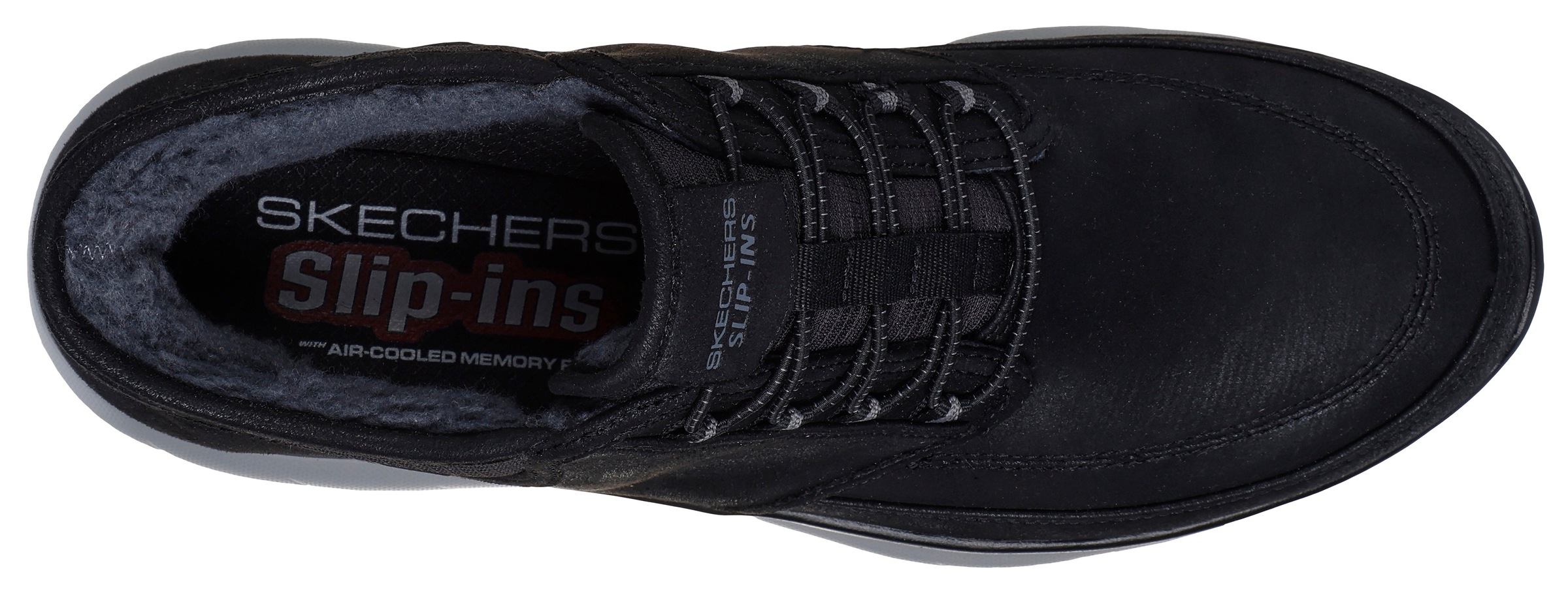 Skechers Slip-On Sneaker »SUMMITS«, Schnürboots, Mid Cut Sneaker mit Hands Free Slip-Ins SLIP IN™