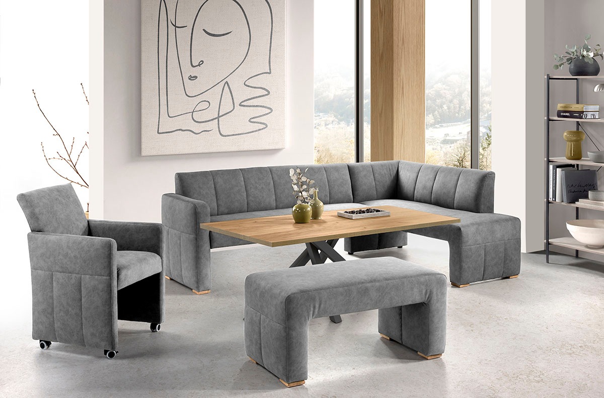 exxpo - sofa fashion Essbank elegant und modern mit hohem Sitzkomfort günstig online kaufen
