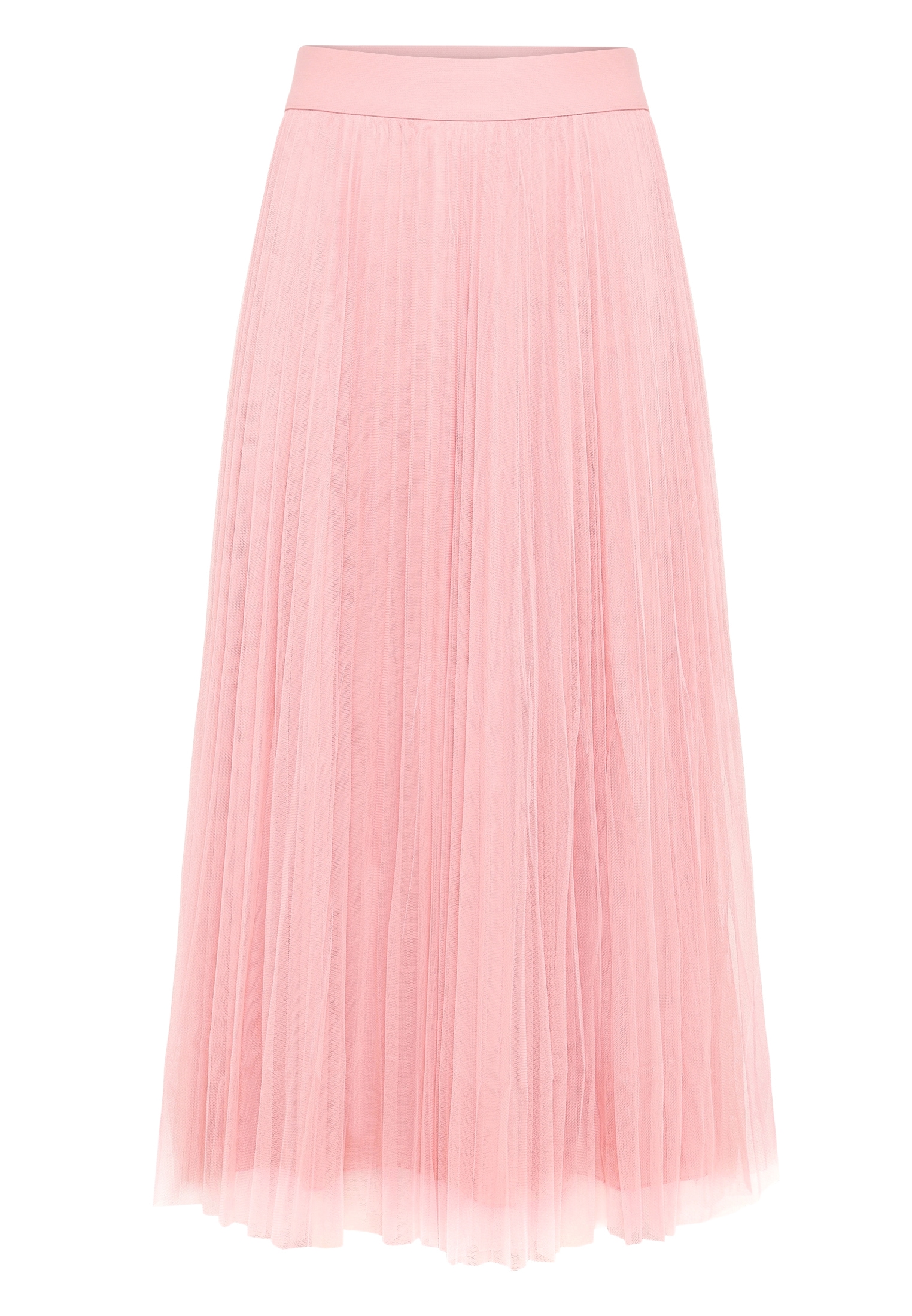 Zero Midirock »Damen mit Gummibund« Falten