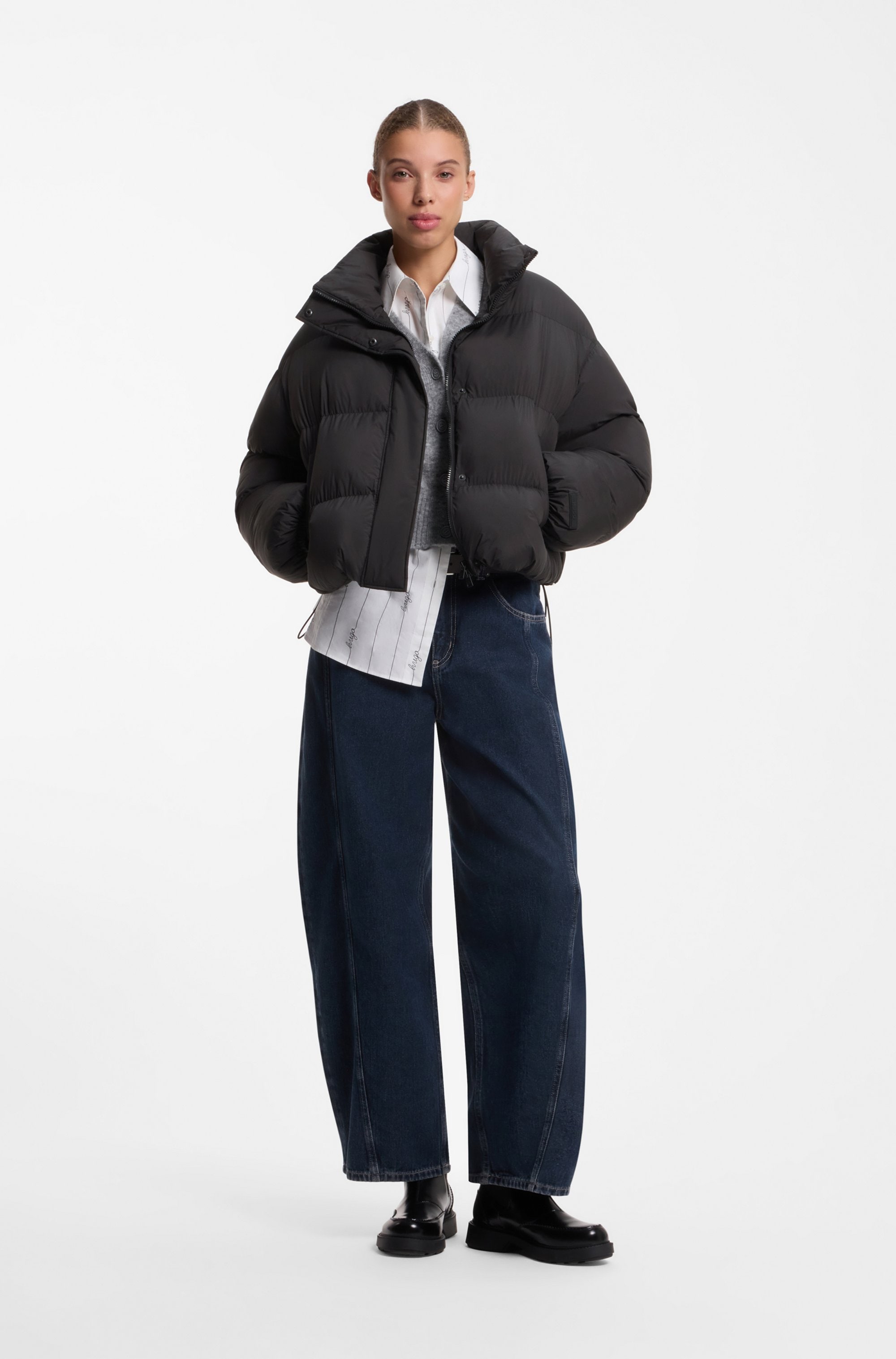 HUGO Steppjacke »Faren« mit Ballon-Silhouette, wasserabweisend