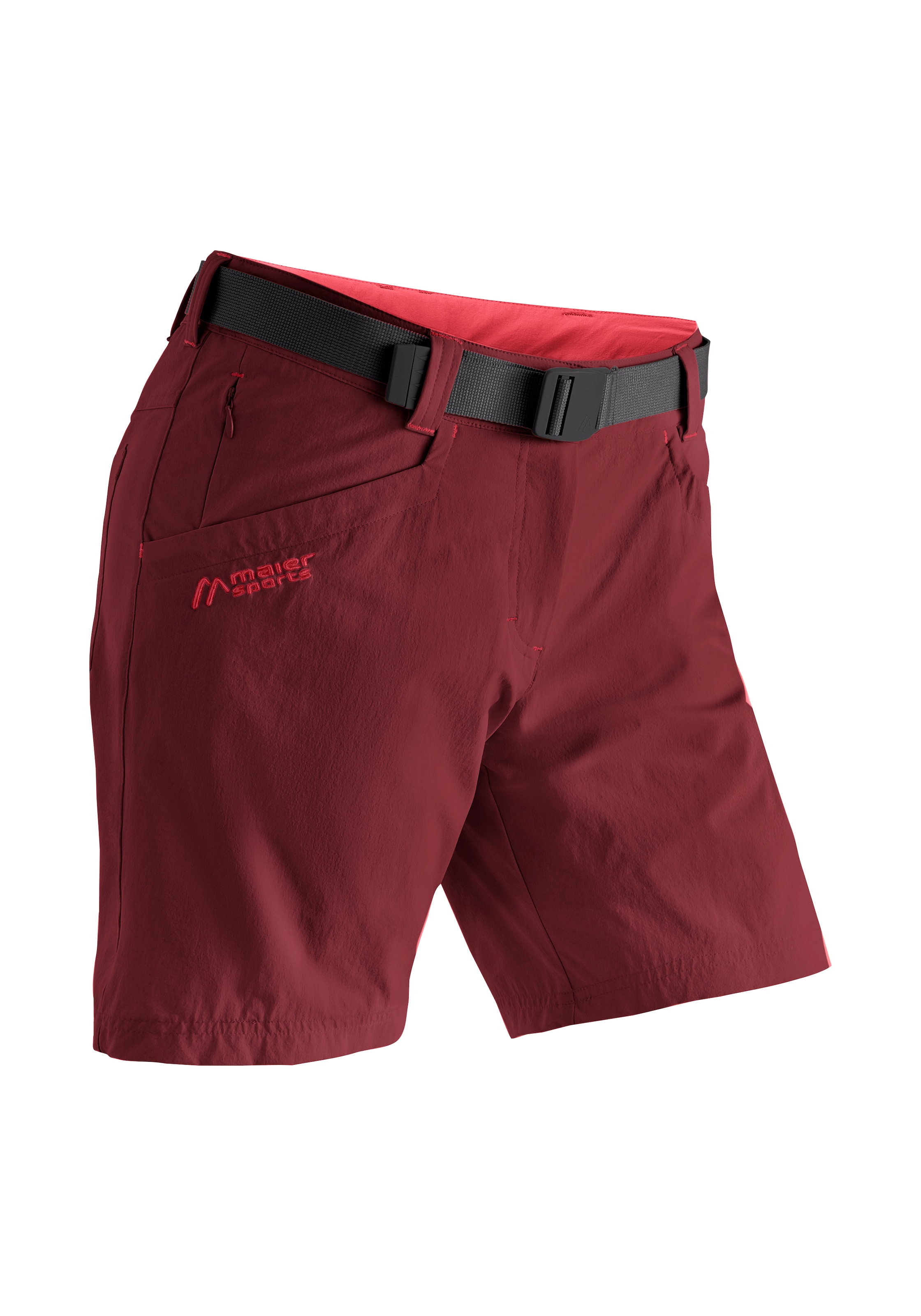 Maier Sports Funktionsshorts "Lulaka Shorts", Damen Shorts, kurze Wanderhose, Outdoorhose mit 4 Taschen, Regular Fit