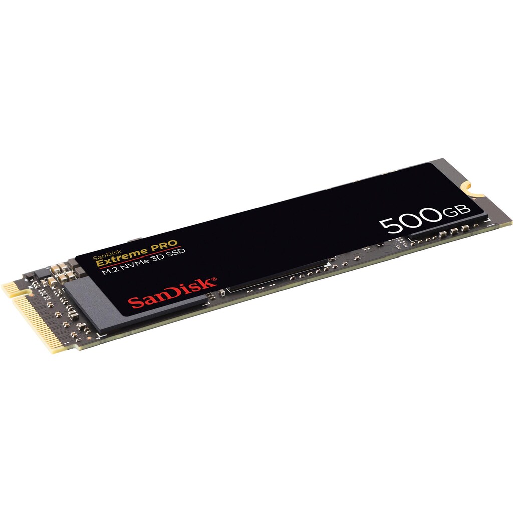 Sandisk interne SSD »Extreme PRO M.2 NVMe 3D«, Anschluss M.2 PCIe 3.0