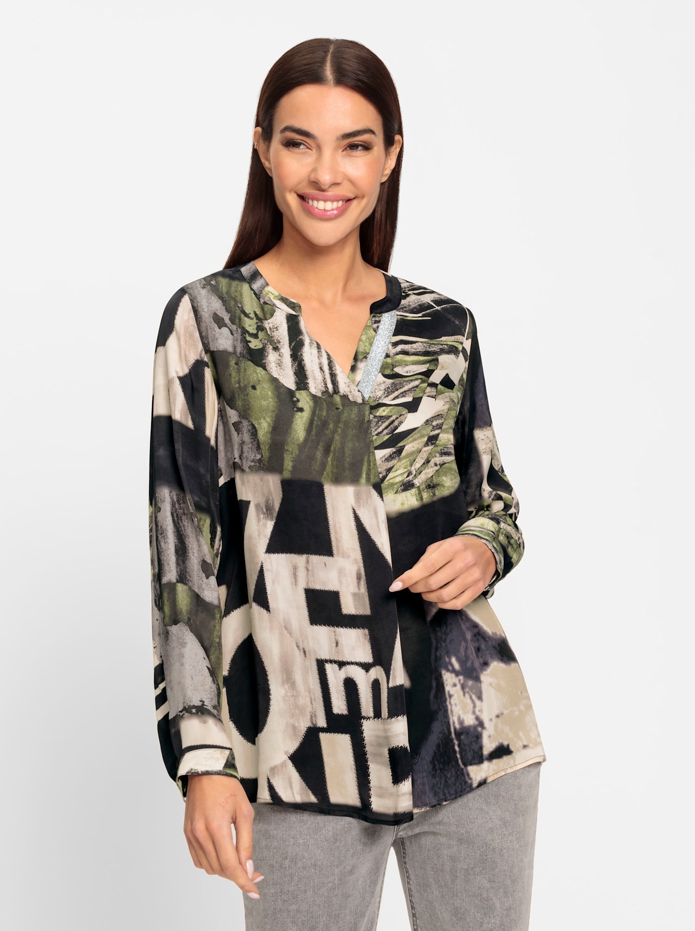 heine Druckbluse