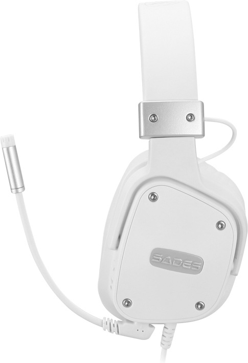 Sades Gaming-Headset »Snowwolf SA-722S«, Mikrofon abnehmbar