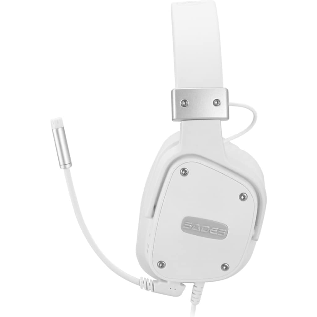 Sades Gaming-Headset »Snowwolf SA-722S«, Mikrofon abnehmbar