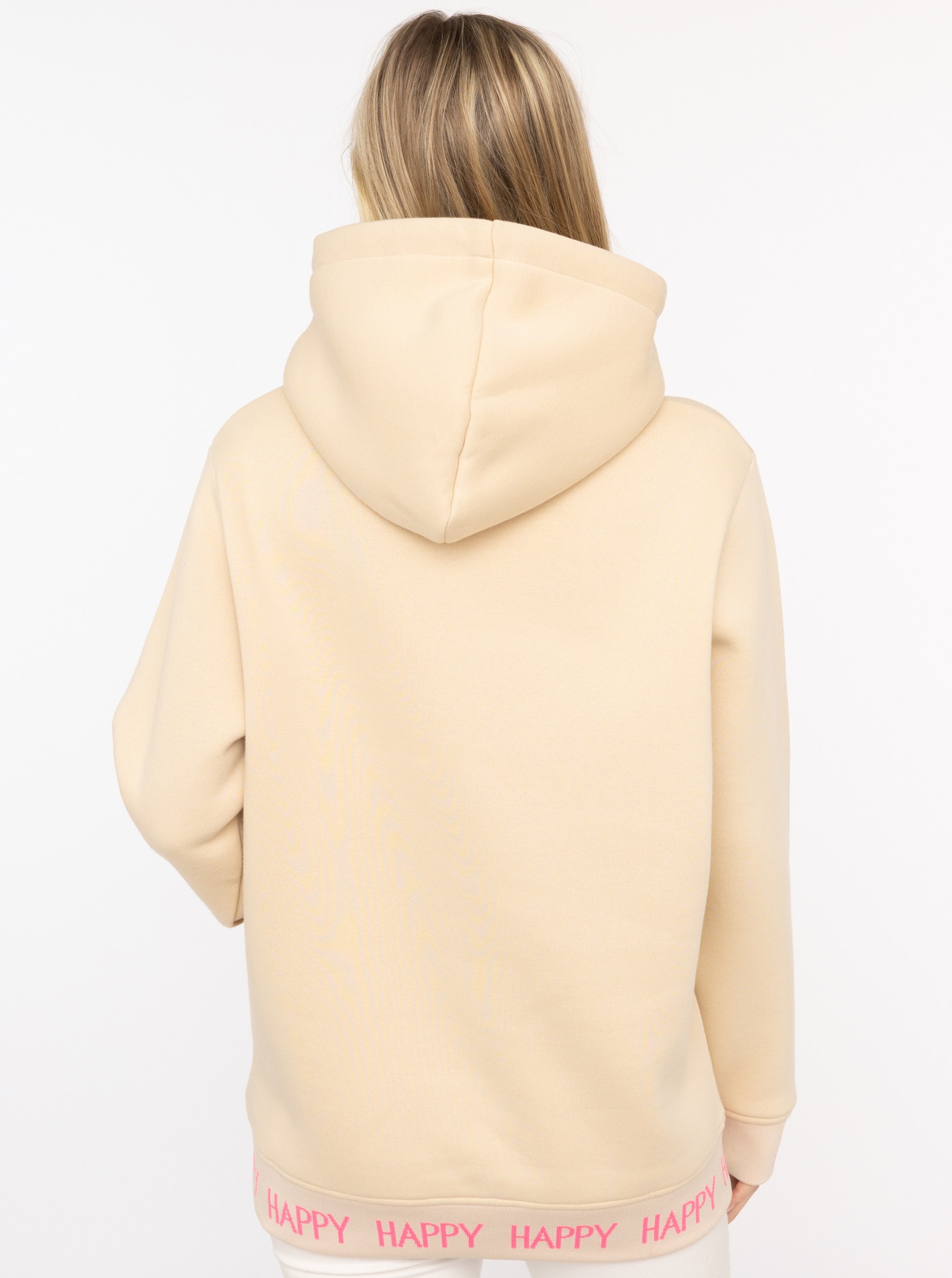 Zwillingsherz Hoodie ""Always Positive"" Kapuze, Stickerei, Fronttasche, Bü günstig online kaufen